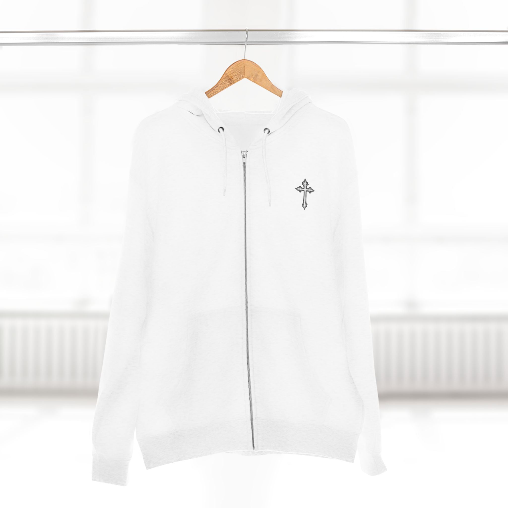 Cross Zip Hoodie
