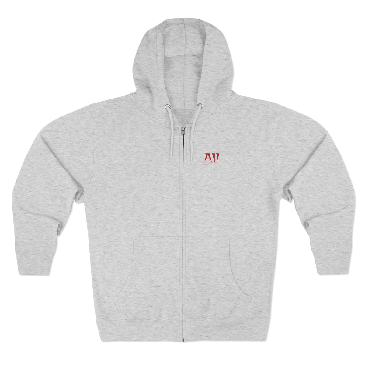 Spider Emblem Zip Hoodie