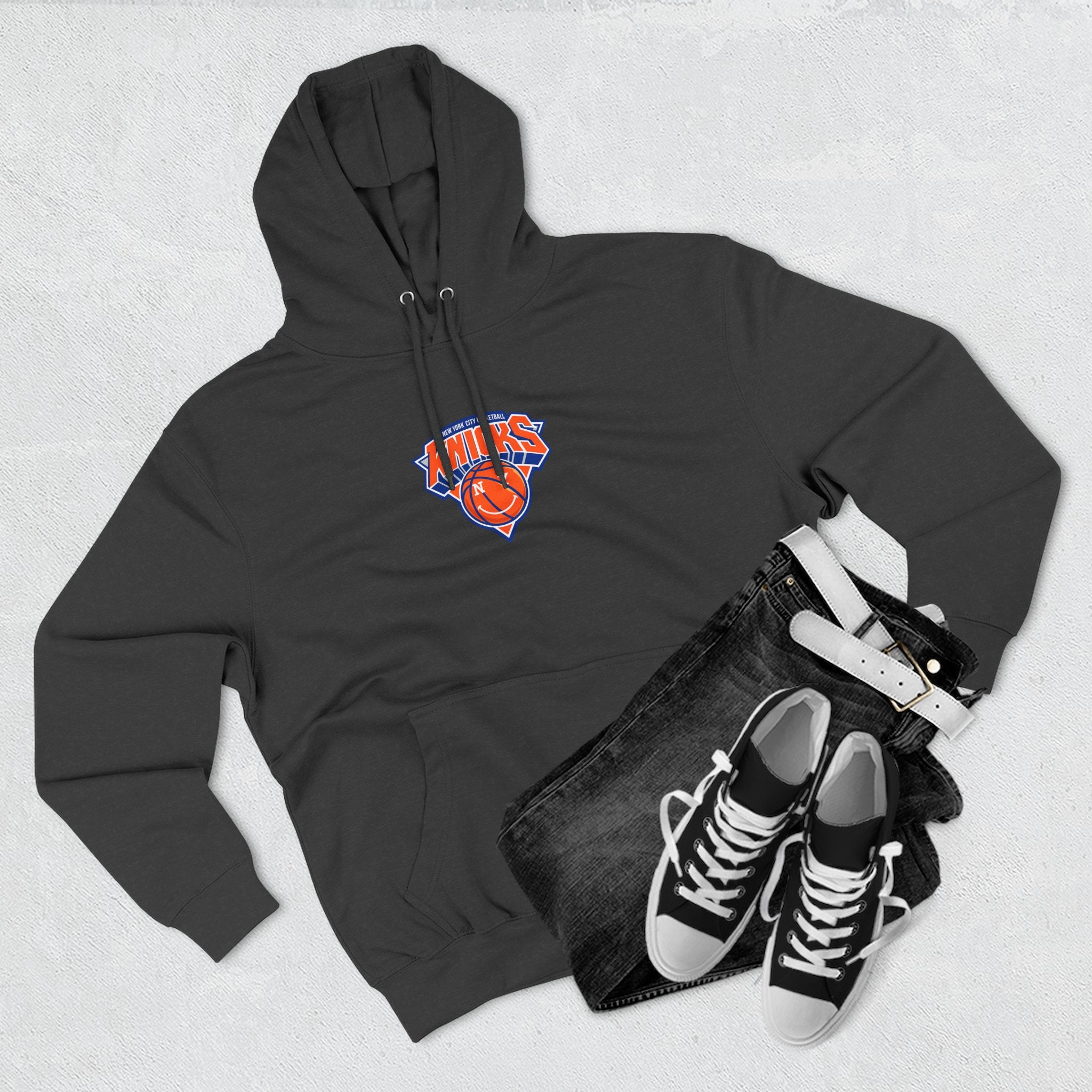 Knicks-Inspired 'Anunoby 8' Basketball Hoodie