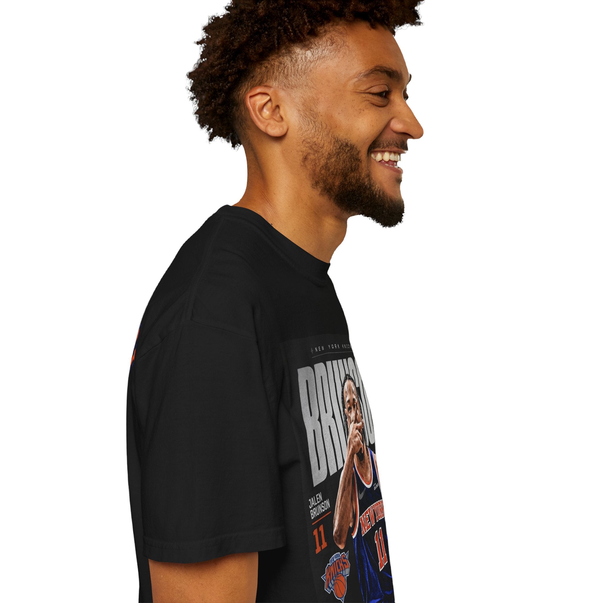 Jalen Brunson Knicks Graphic T-Shirt — Retro Basketball Fan Tee