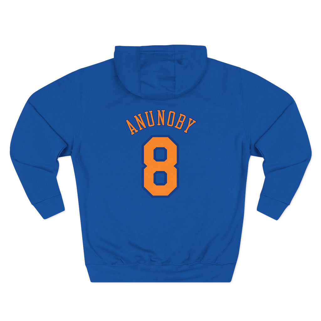 Knicks-Inspired 'Anunoby 8' Basketball Hoodie