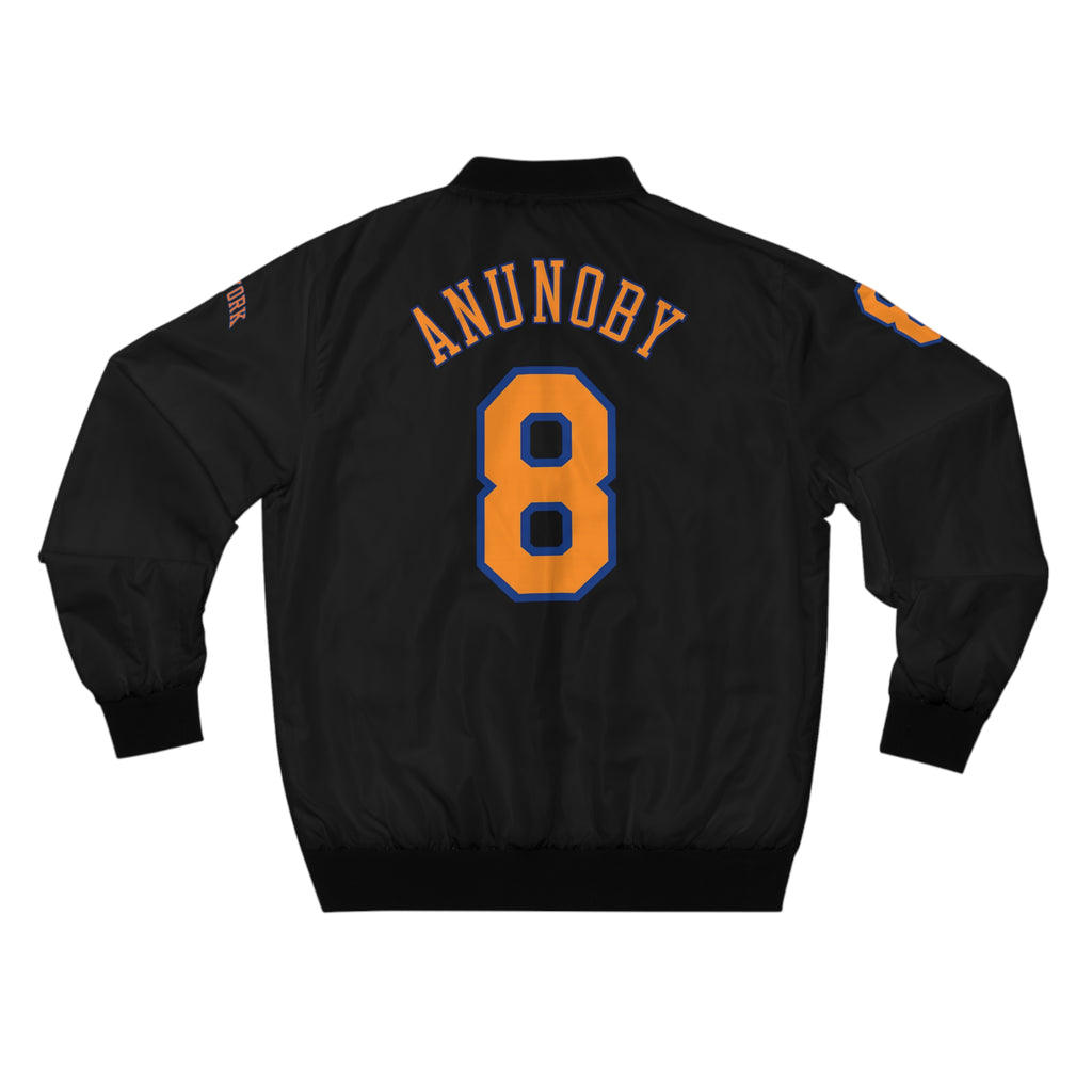Anunoby #8 Knicks Bomber Jacket — Men’s Basketball Team Jacket