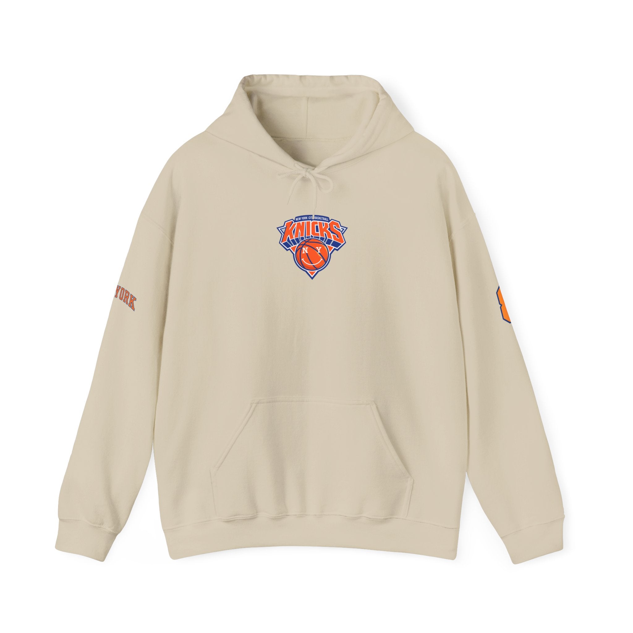 Knicks #8 Anunoby Basketball Hoodie — NYR Team Logo Back Number Sweatshirt