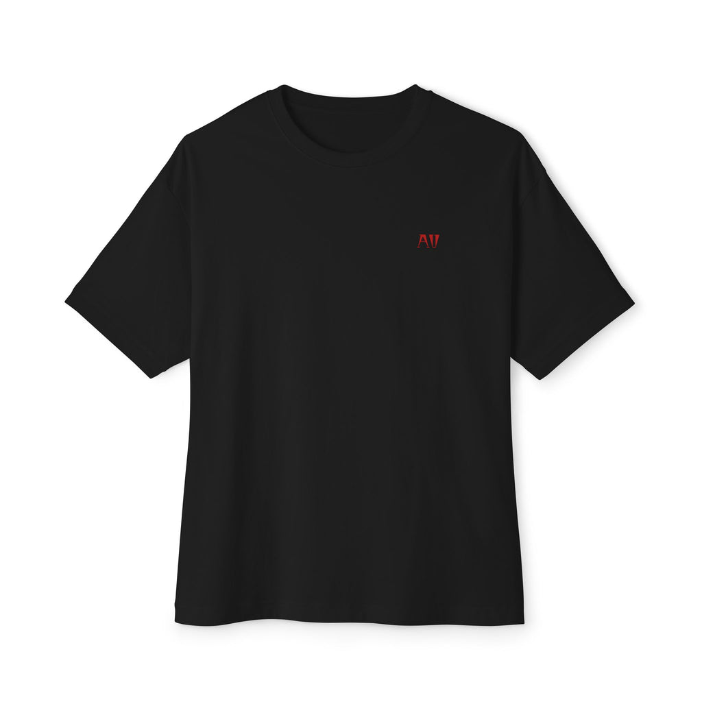 Spider Emblem Boxy Tee — Red Spider Logo Oversized T-Shirt
