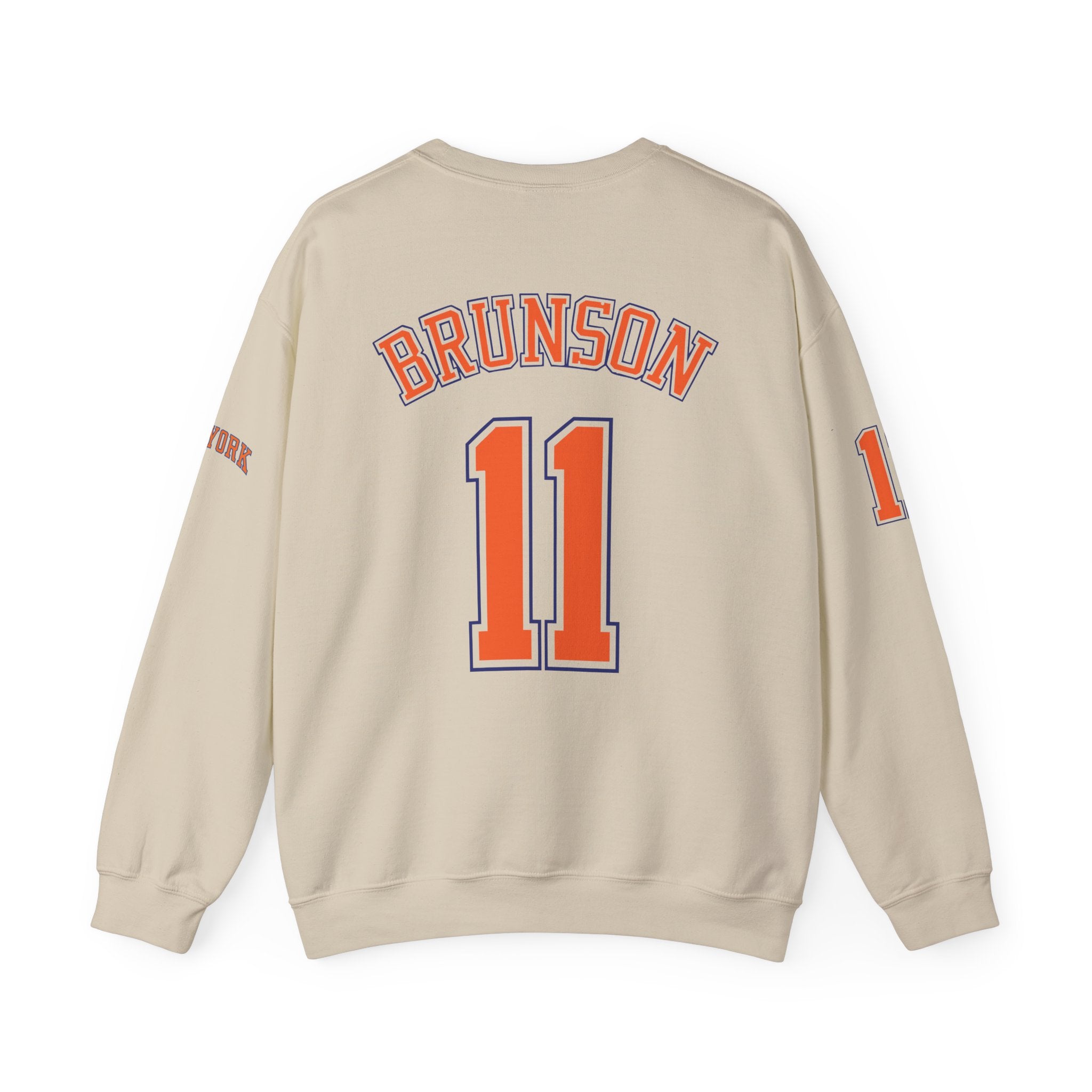 Knicks Brunson #11 Crewneck Sweatshirt — New York Basketball Pullover