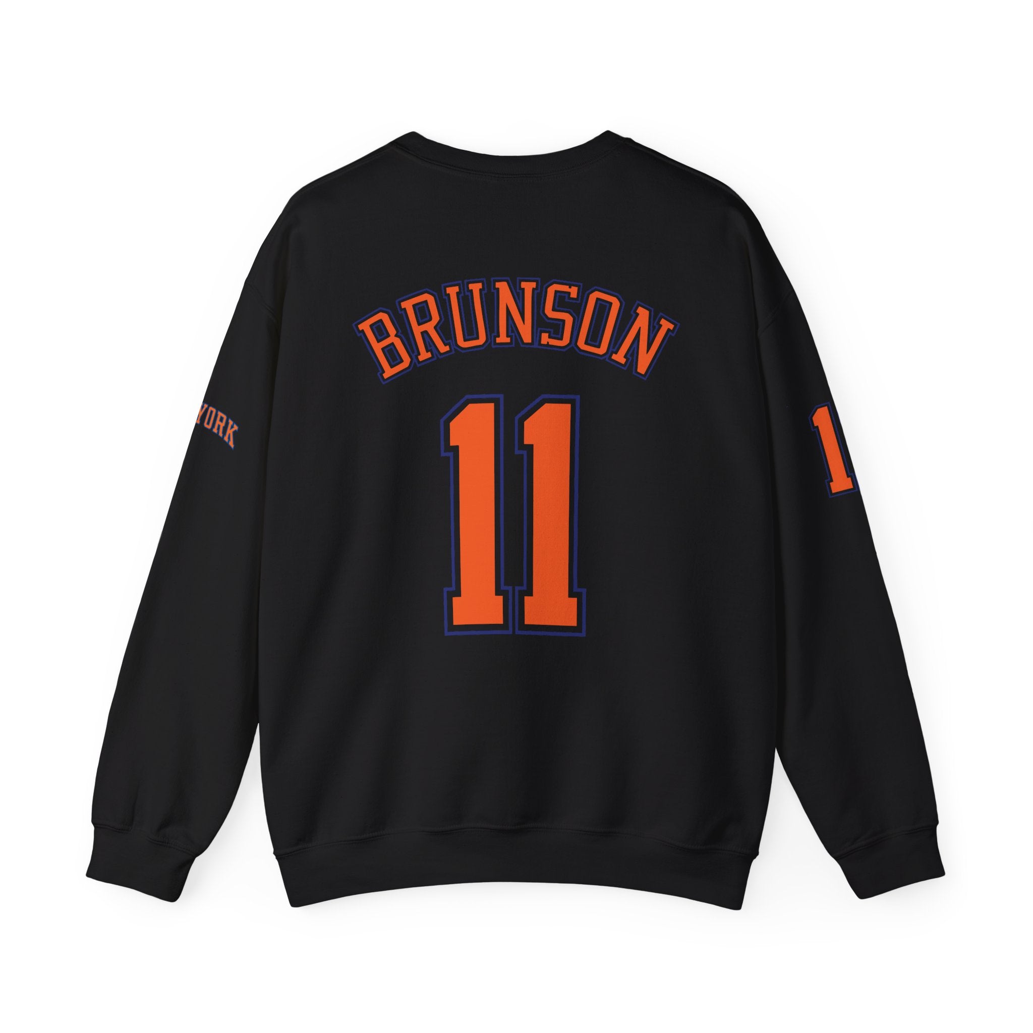 Knicks Brunson #11 Crewneck Sweatshirt — New York Basketball Pullover