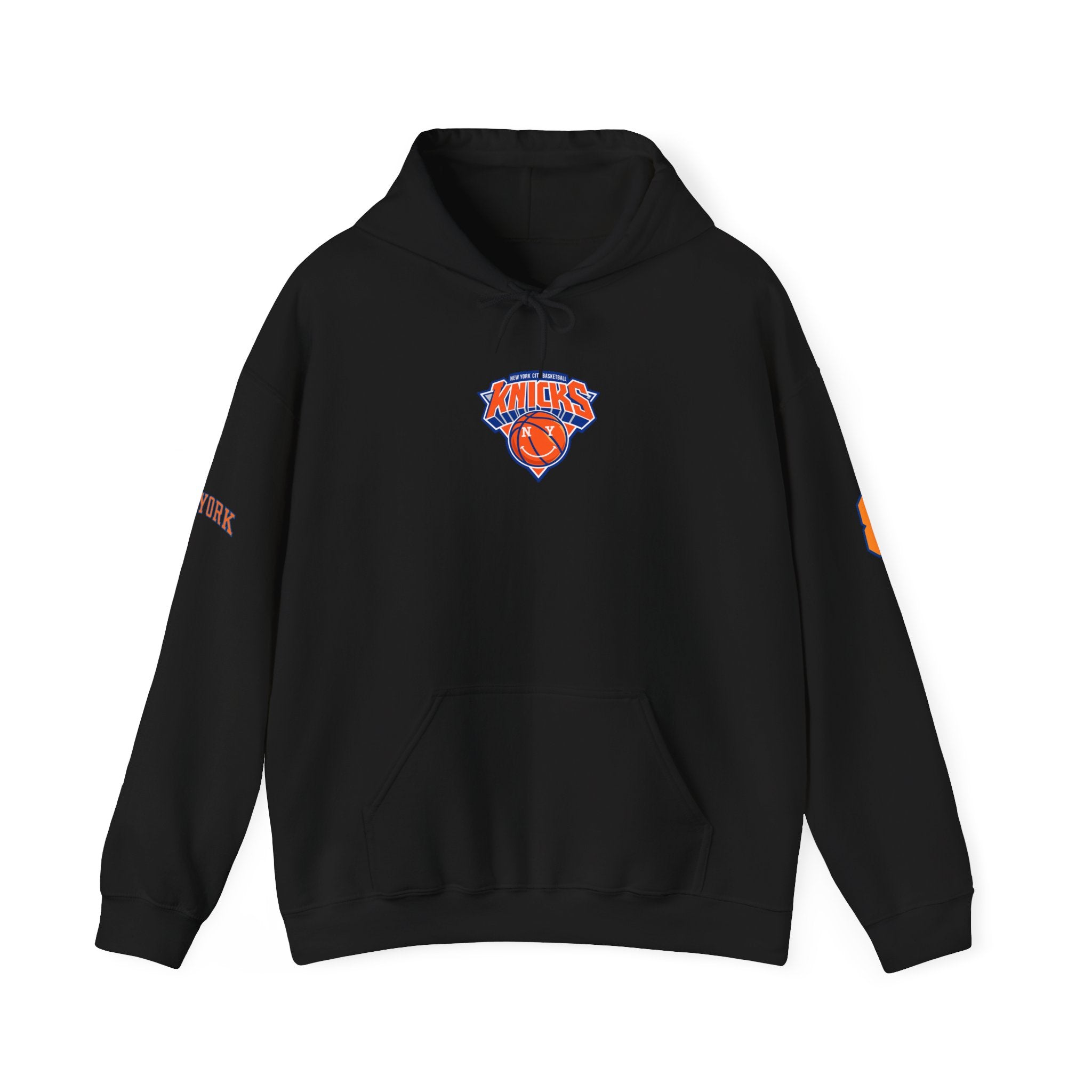 Knicks #8 Anunoby Basketball Hoodie — NYR Team Logo Back Number Sweatshirt