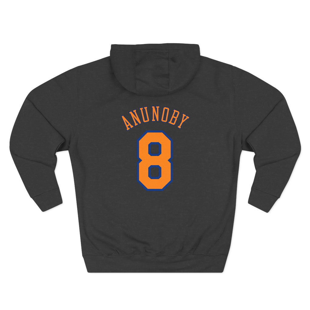Knicks-Inspired 'Anunoby 8' Basketball Hoodie