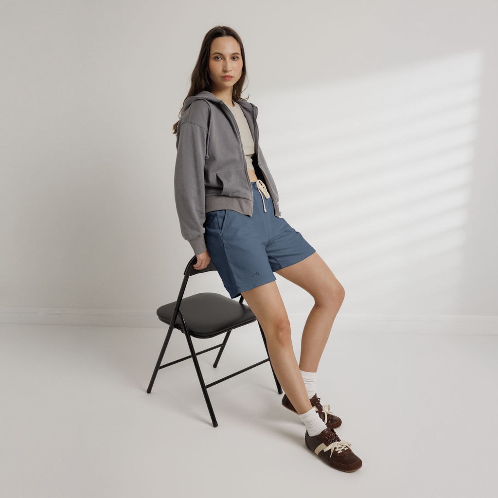 Lightweight Garment-Dyed Fleece Shorts