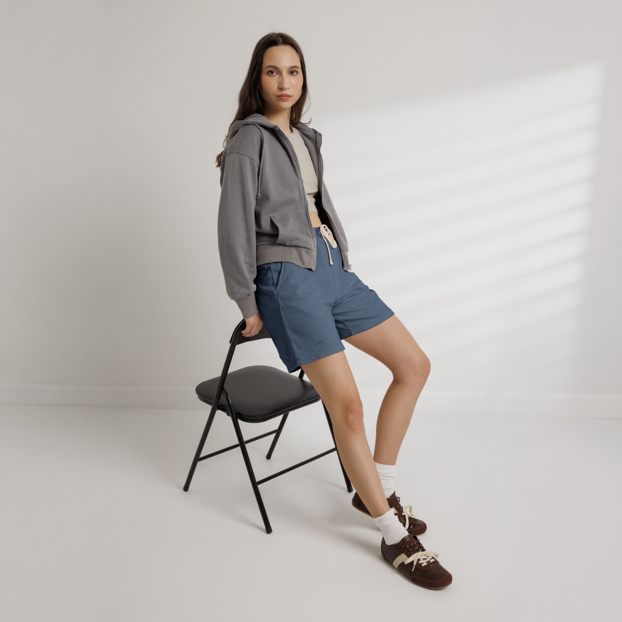 Lightweight Garment-Dyed Fleece Shorts