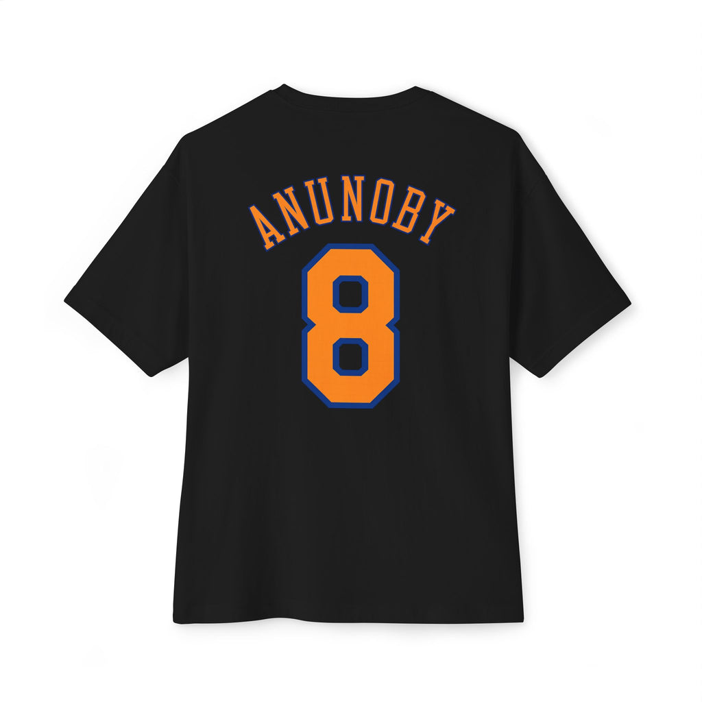Knicks Anunoby #8 Boxy Tee — Retro Basketball Jersey Shirt