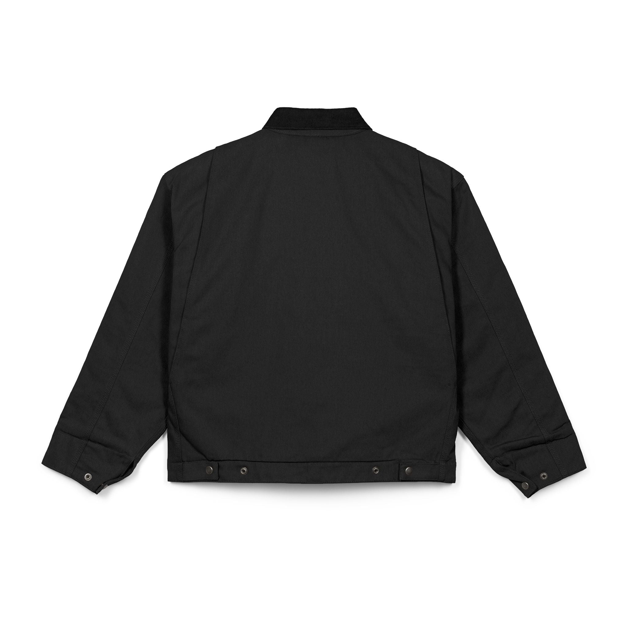 Work Jacket - Black Duck Cloth Jacket with Subtle 'CRT' Script Logo