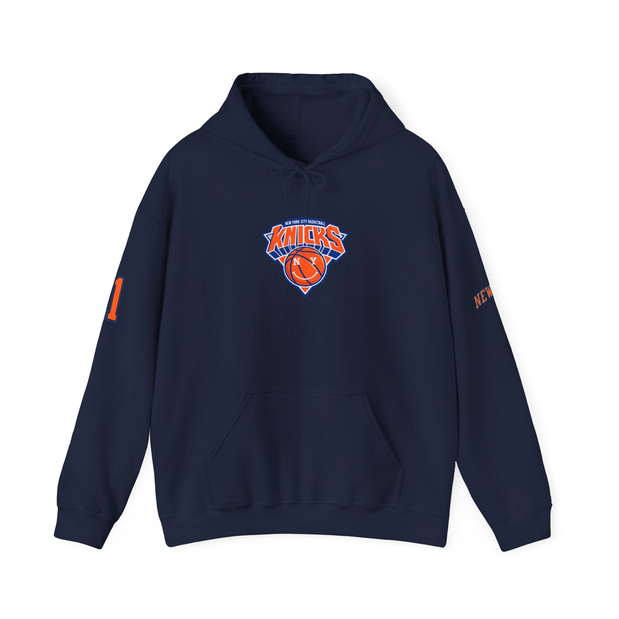 Knicks Jersey Hoodie — Brunson #11 White Basketball Pullover