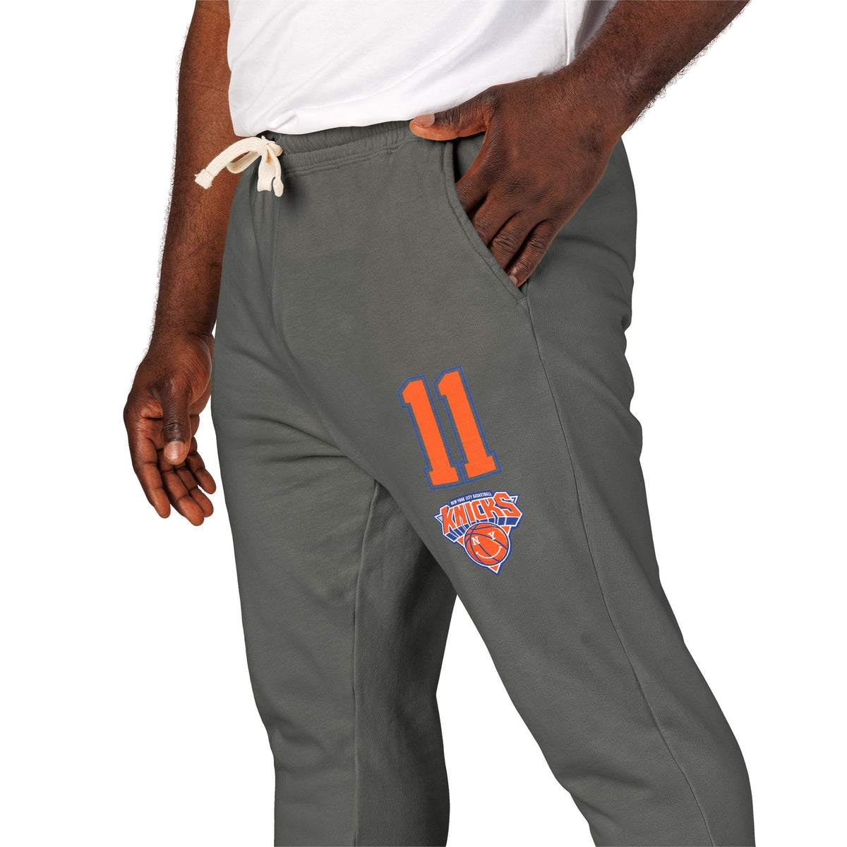 Embroidered Number 11 Tiger Crest Sweatpants