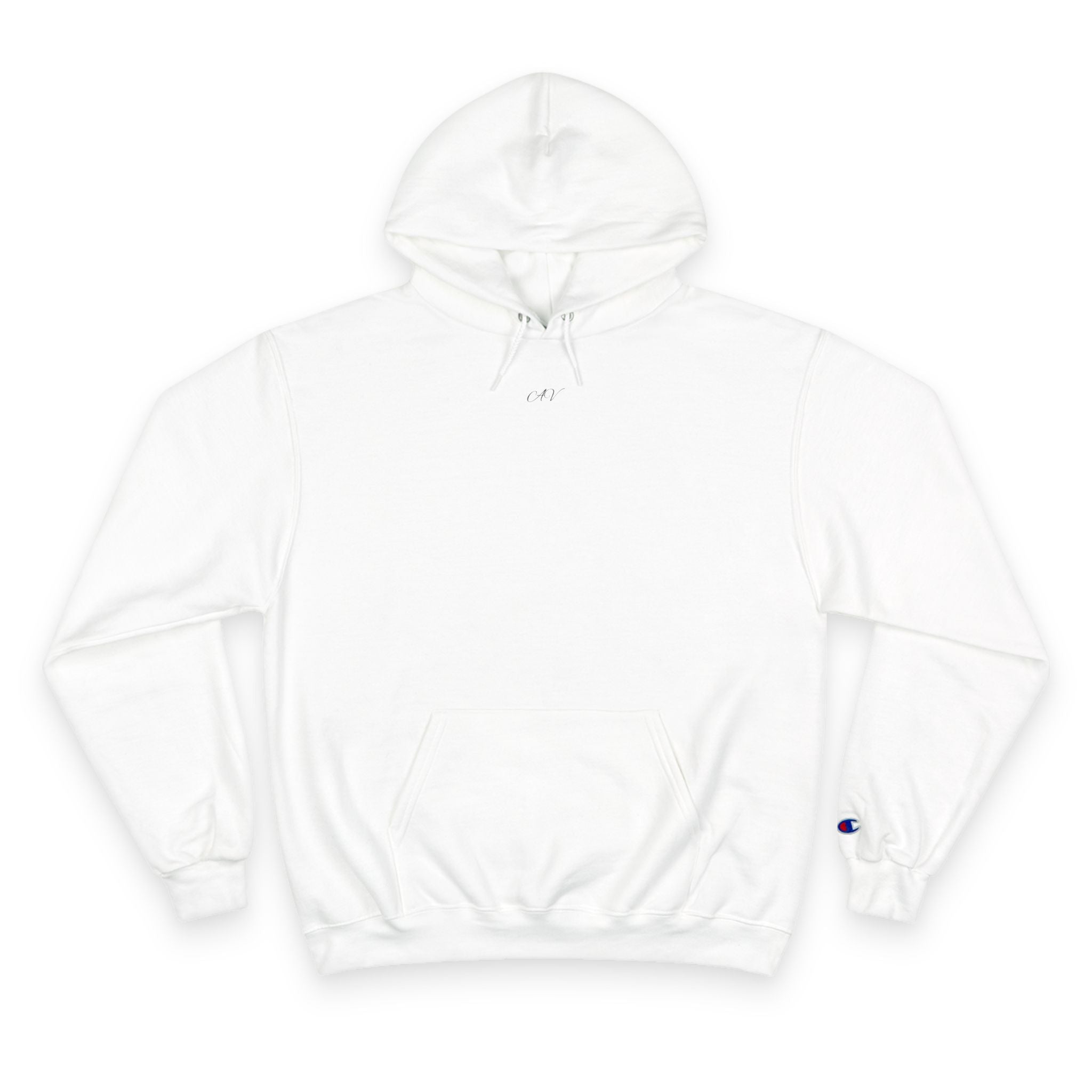 White Hoodie with Sketch Eye Graphic