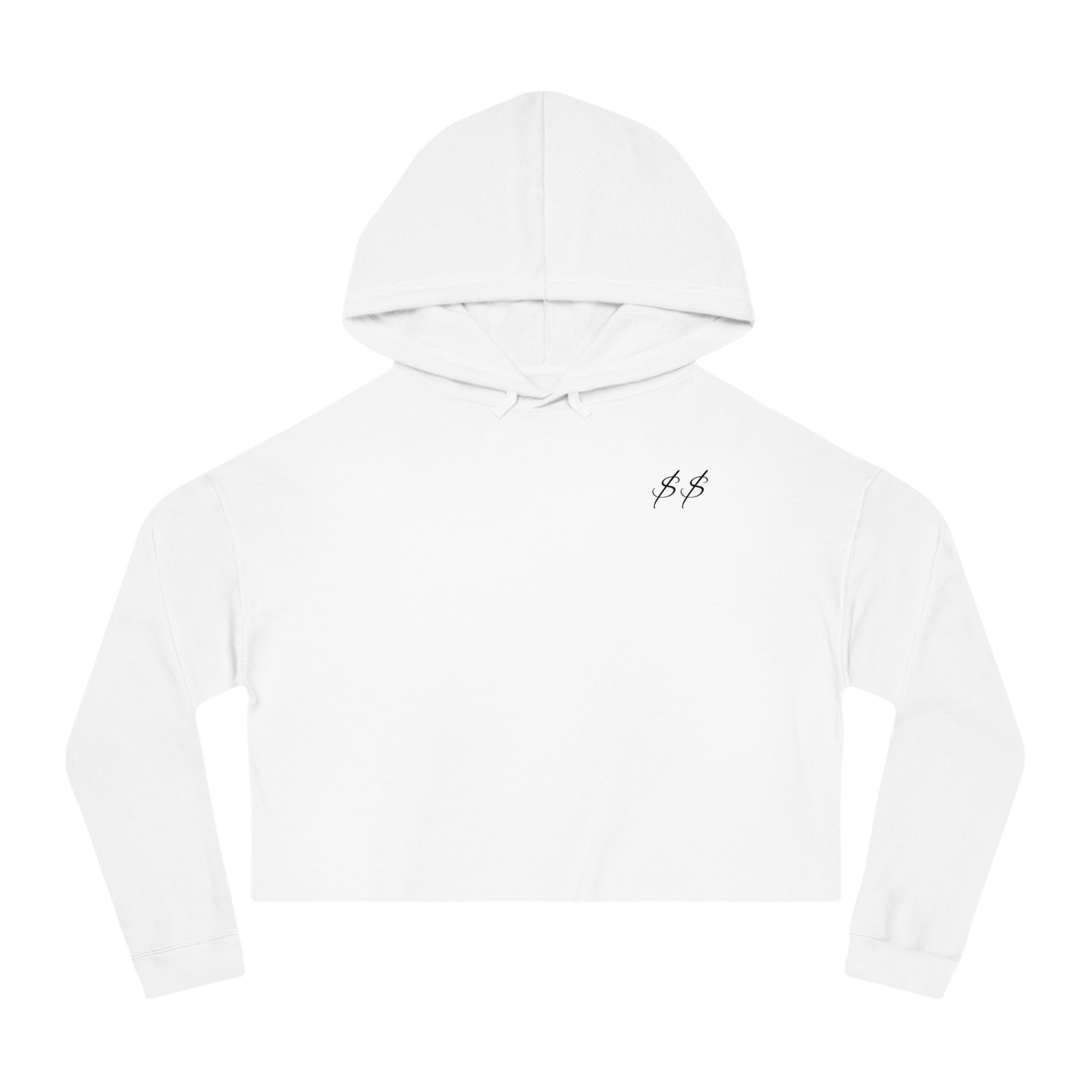 “Bad Bitch 1” Woman's Graphic Cropped Hooded Sweatshirt