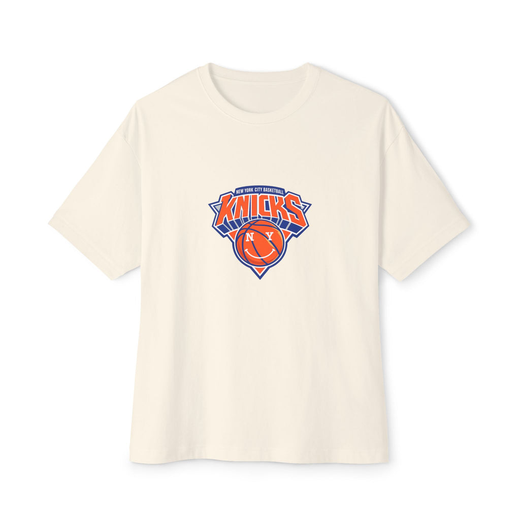Knicks 'Towns 32' Boxy Tee — Retro Basketball Team Jersey Shirt
