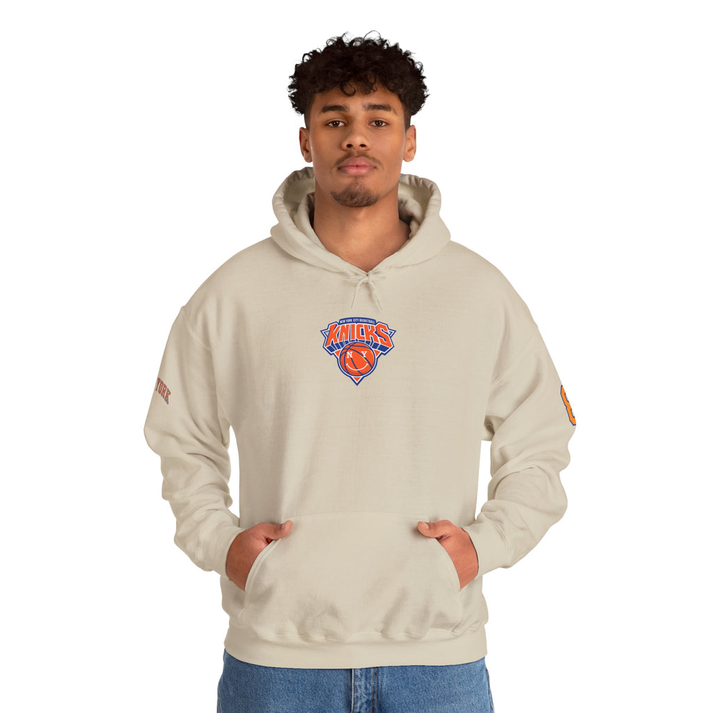 Knicks #8 Anunoby Basketball Hoodie — NYR Team Logo Back Number Sweatshirt