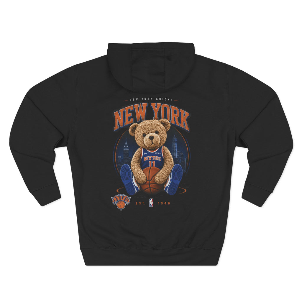 Three-Panel Fleece Hoodie