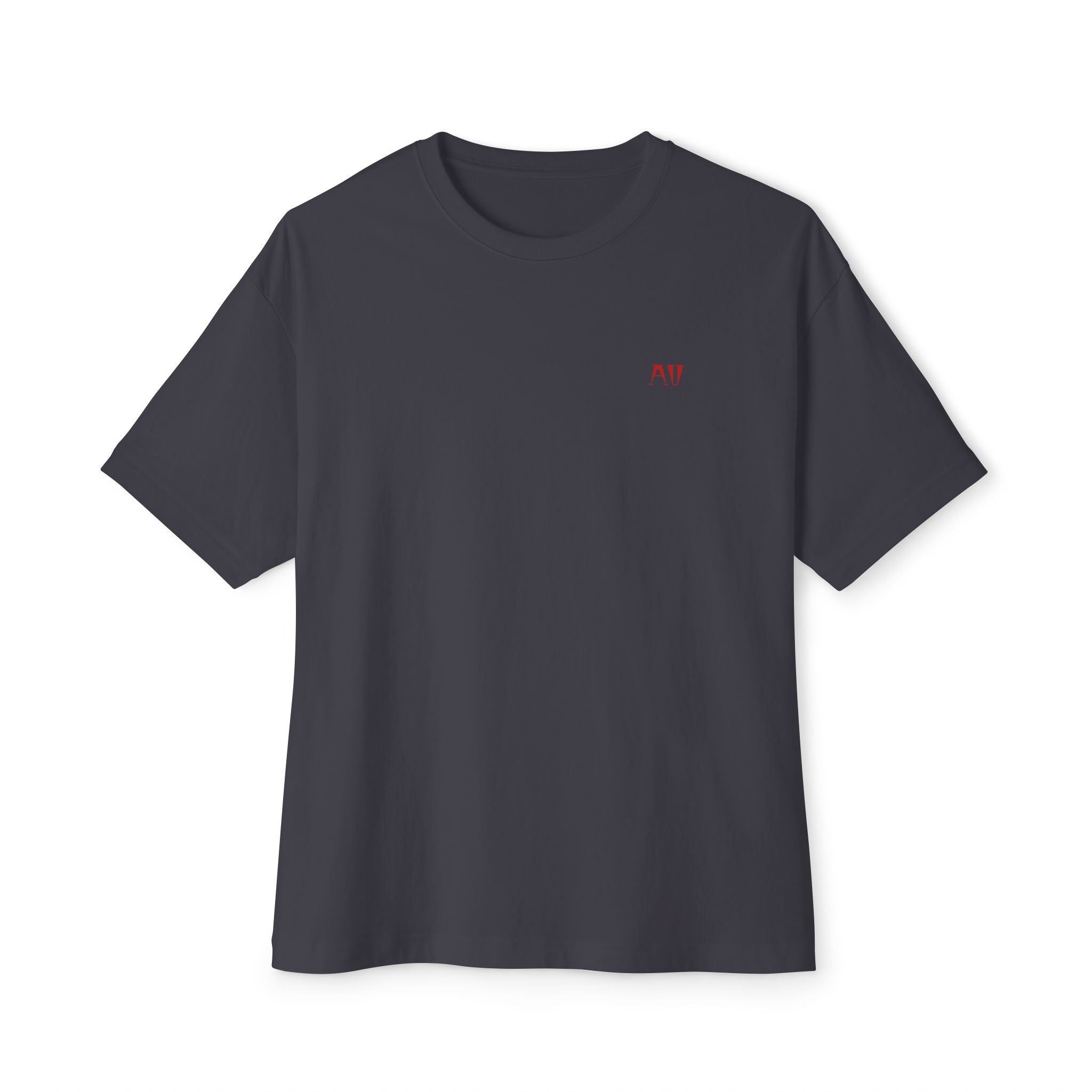 Spider Emblem Boxy Tee — Red Spider Logo Oversized T-Shirt