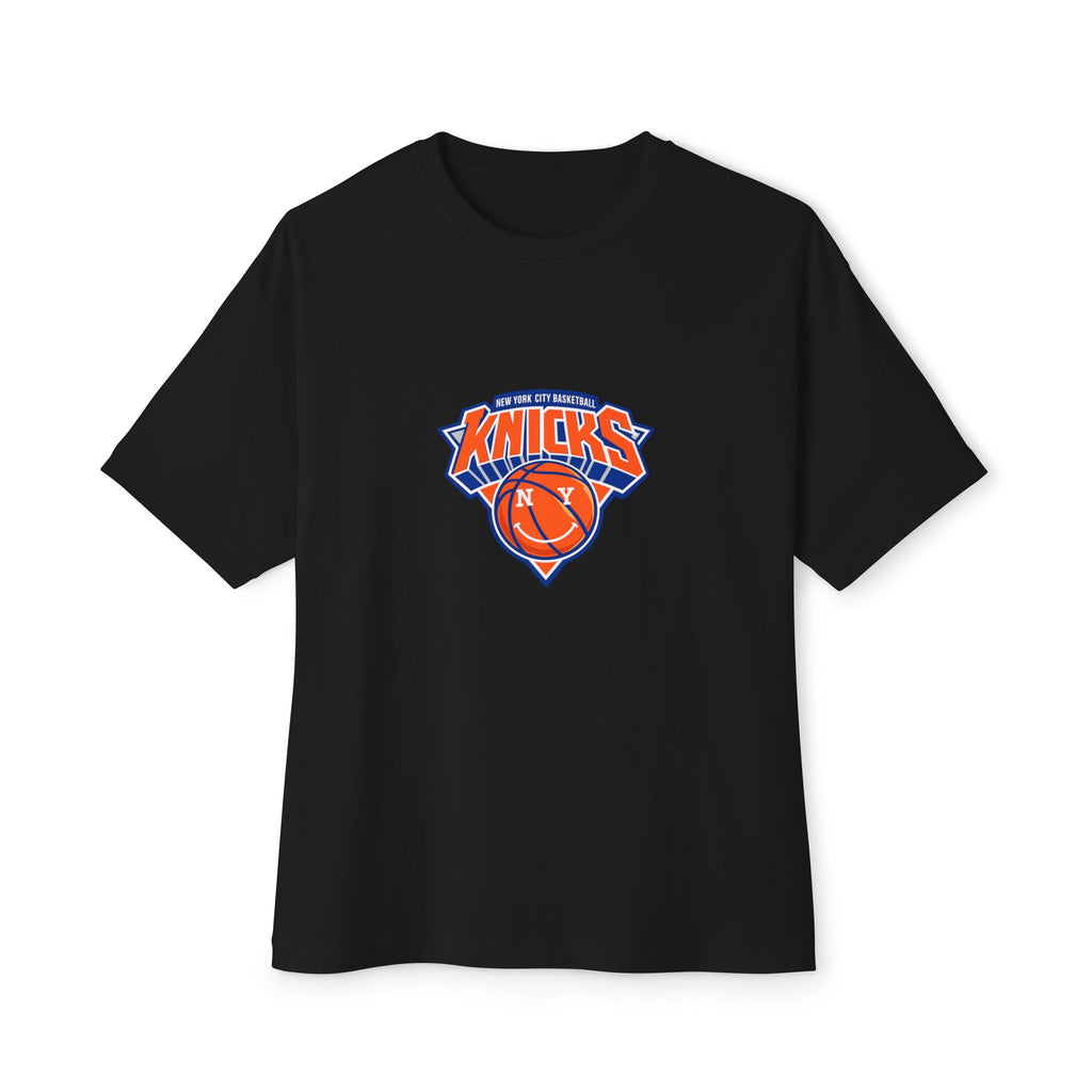 Knicks 'Towns 32' Boxy Tee — Retro Basketball Team Jersey Shirt