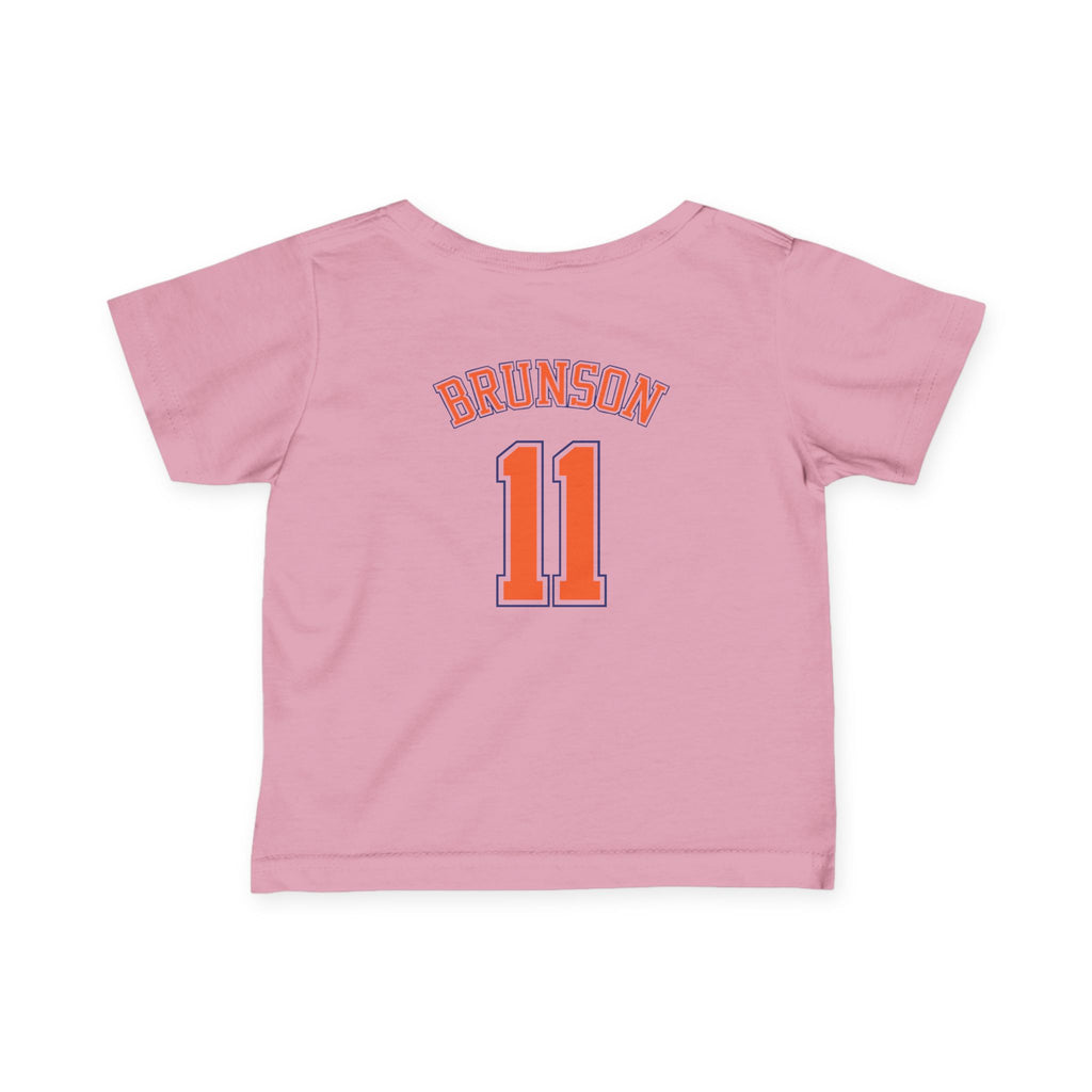 Infant Jersey Tee — Knicks-Inspired Baby Basketball Shirt with Number 11