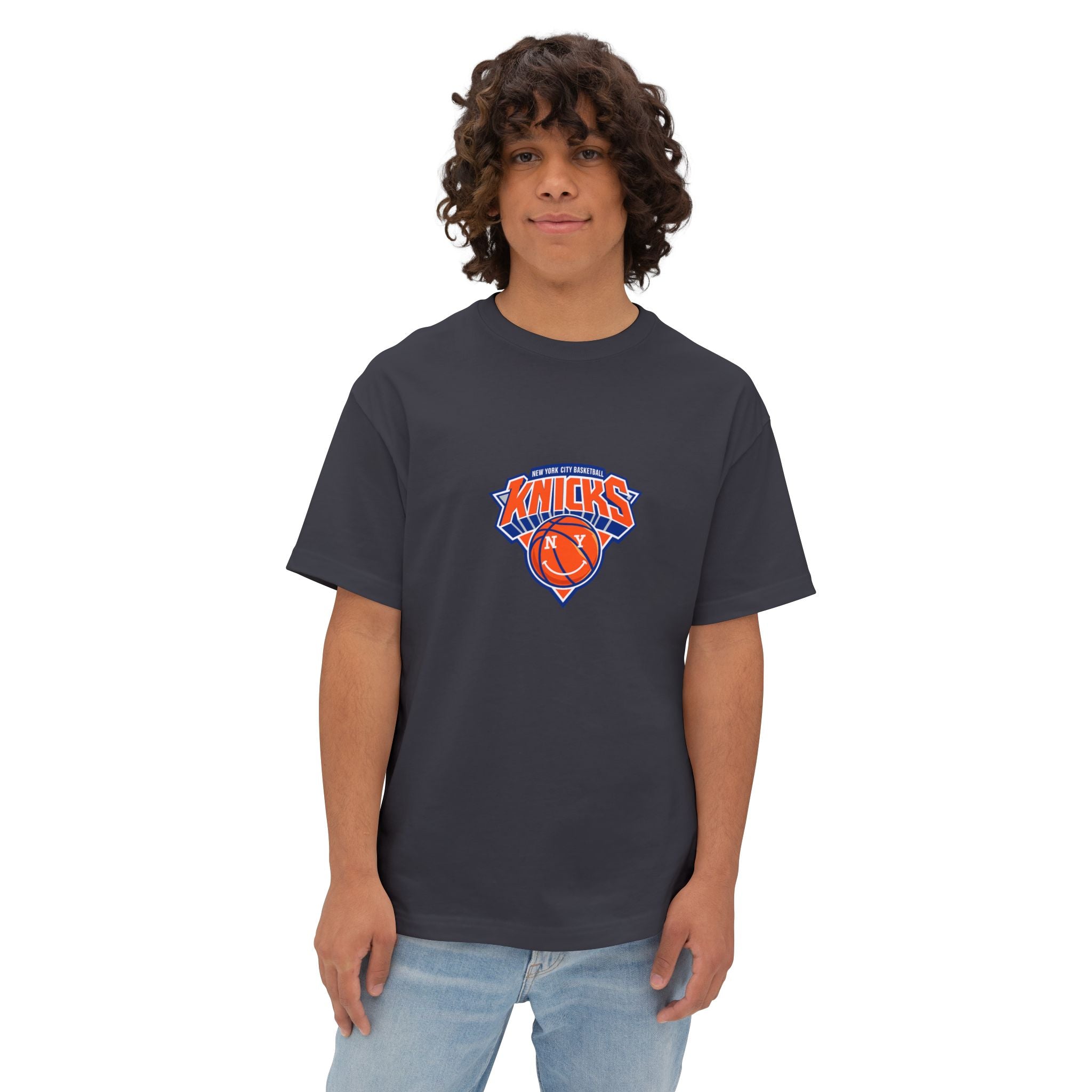 Knicks Anunoby #8 Boxy Tee — Retro Basketball Jersey Shirt