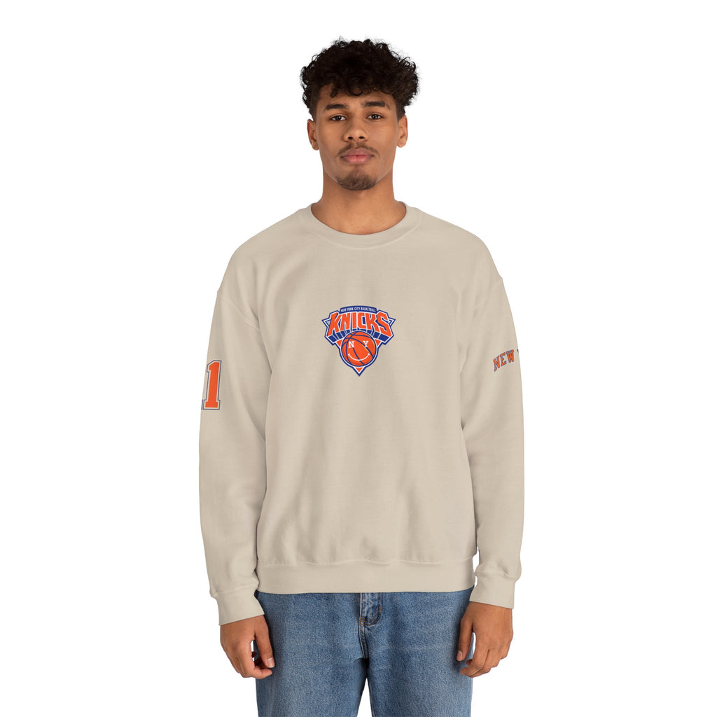 Knicks Brunson #11 Crewneck Sweatshirt — New York Basketball Pullover