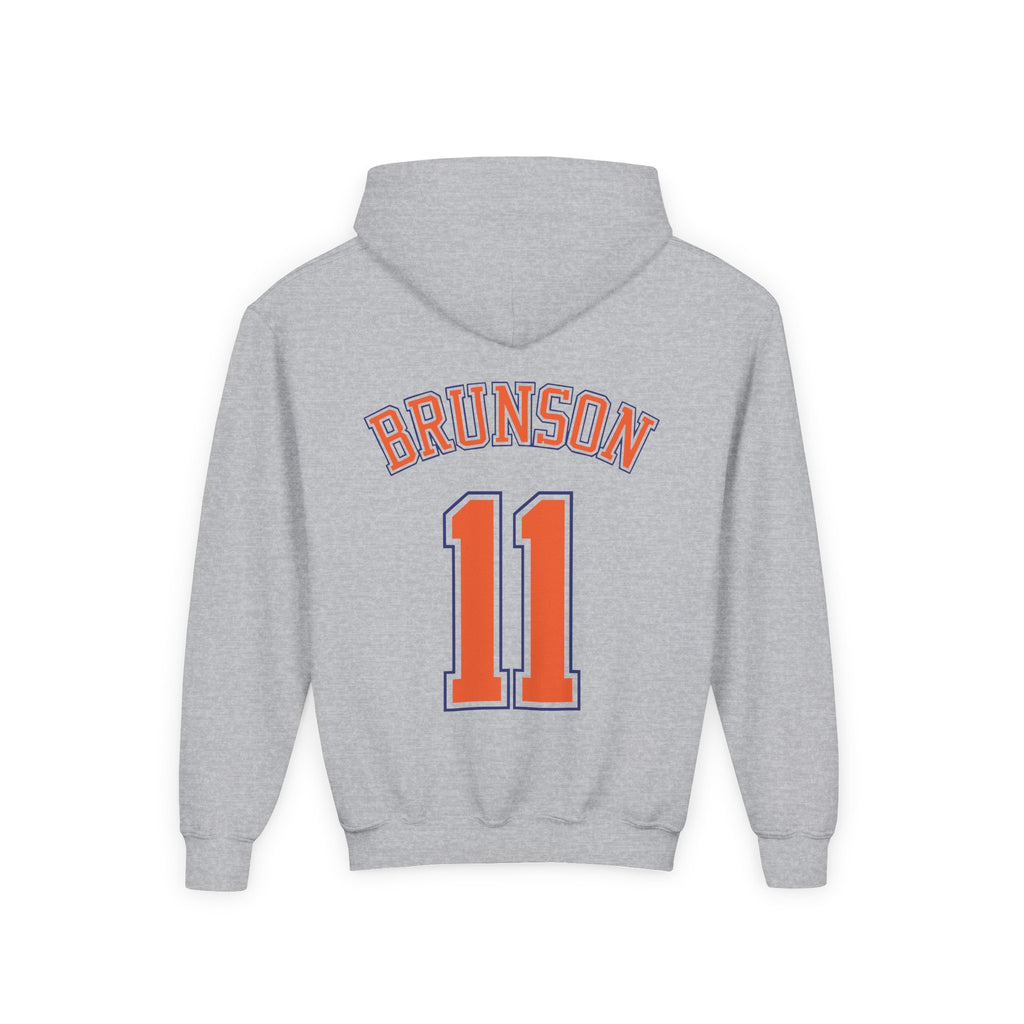 Youth Knicks 'Brunson 11' Basketball Hoodie - Team Logo Youth Sweatshirt