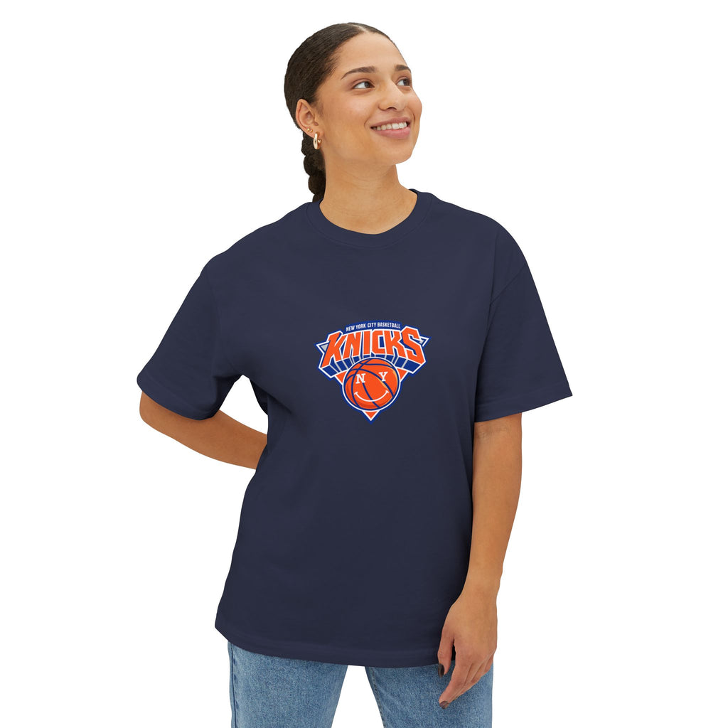 Knicks Anunoby #8 Boxy Tee — Retro Basketball Jersey Shirt