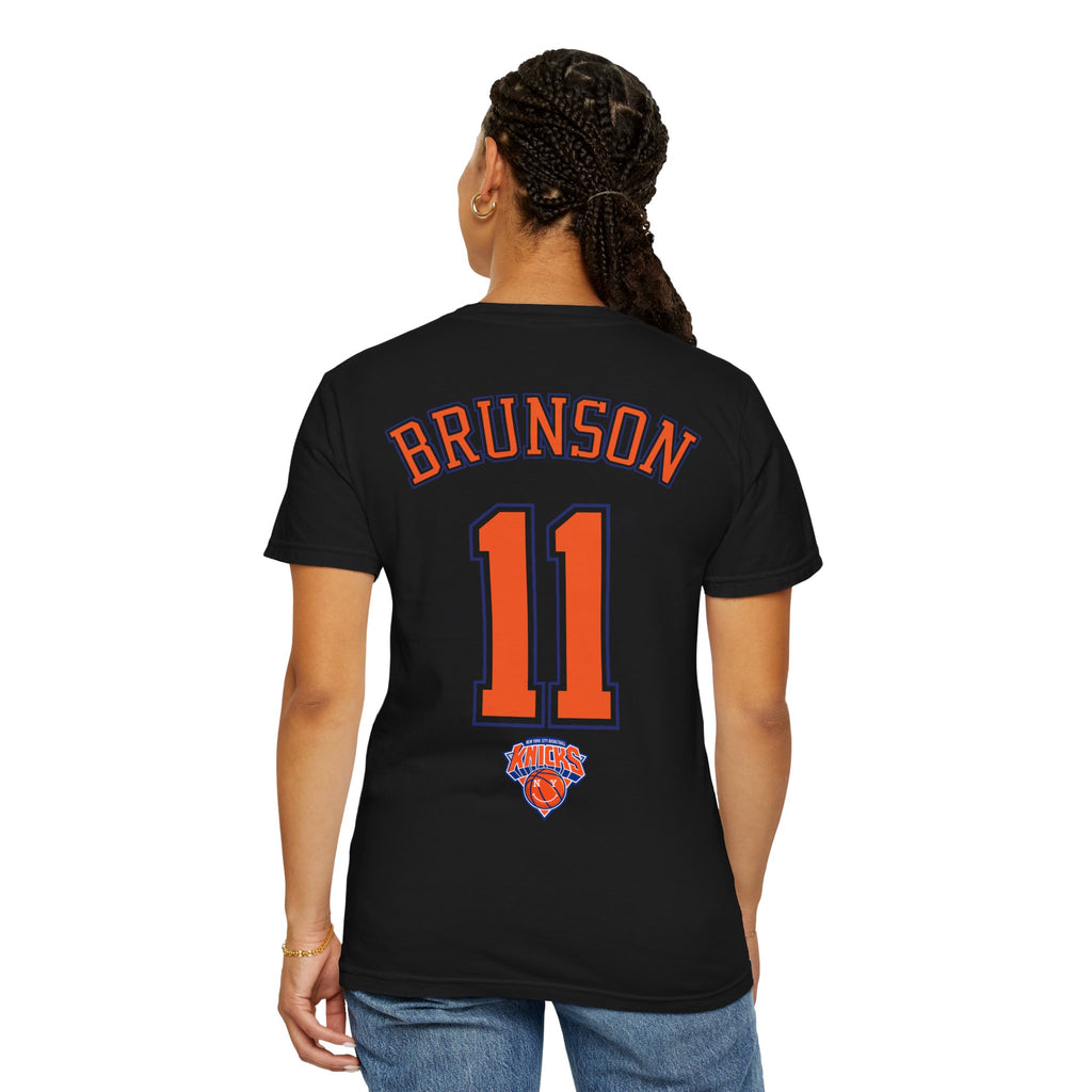 Jalen Brunson Knicks Graphic T-Shirt — Retro Basketball Fan Tee