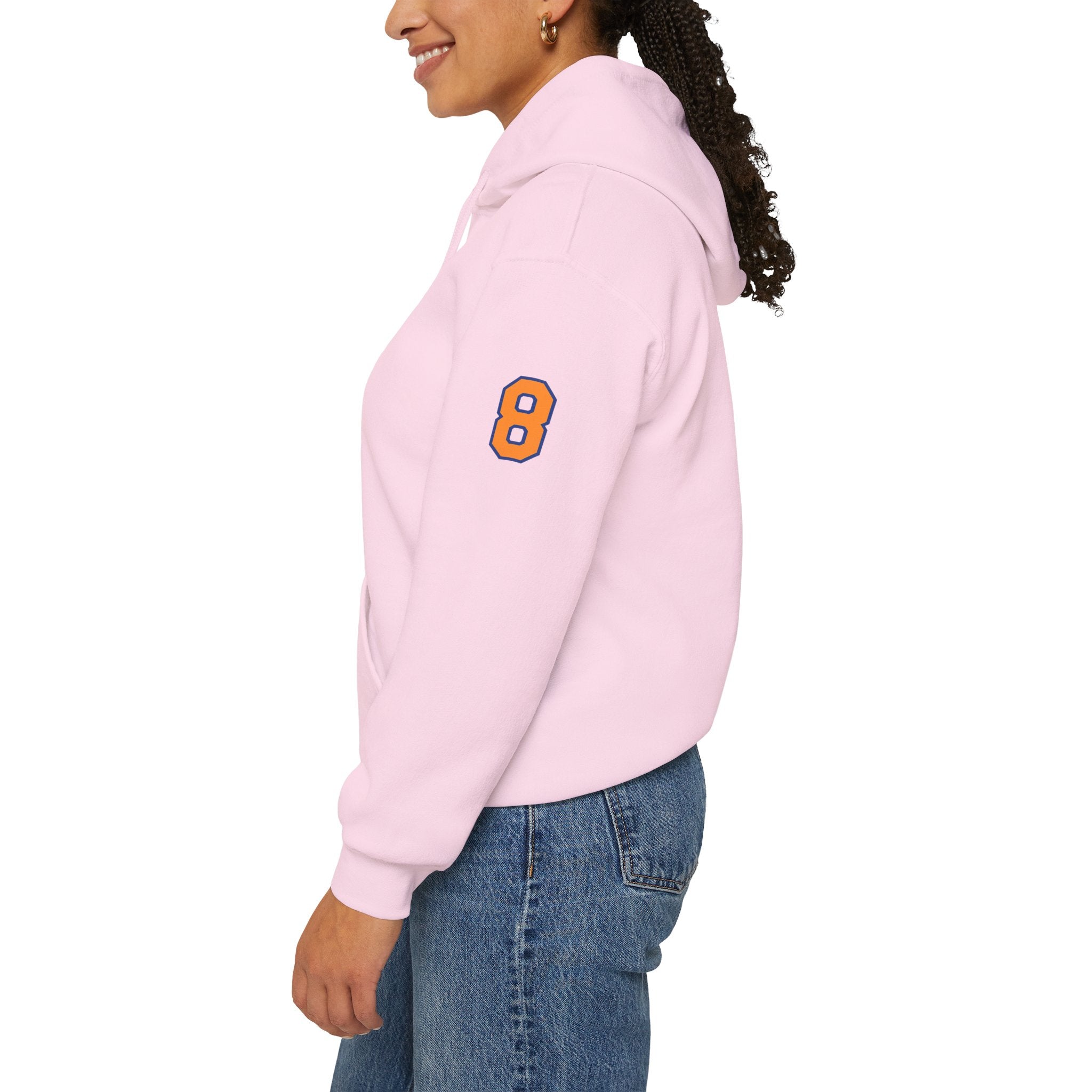Knicks #8 Anunoby Basketball Hoodie — NYR Team Logo Back Number Sweatshirt