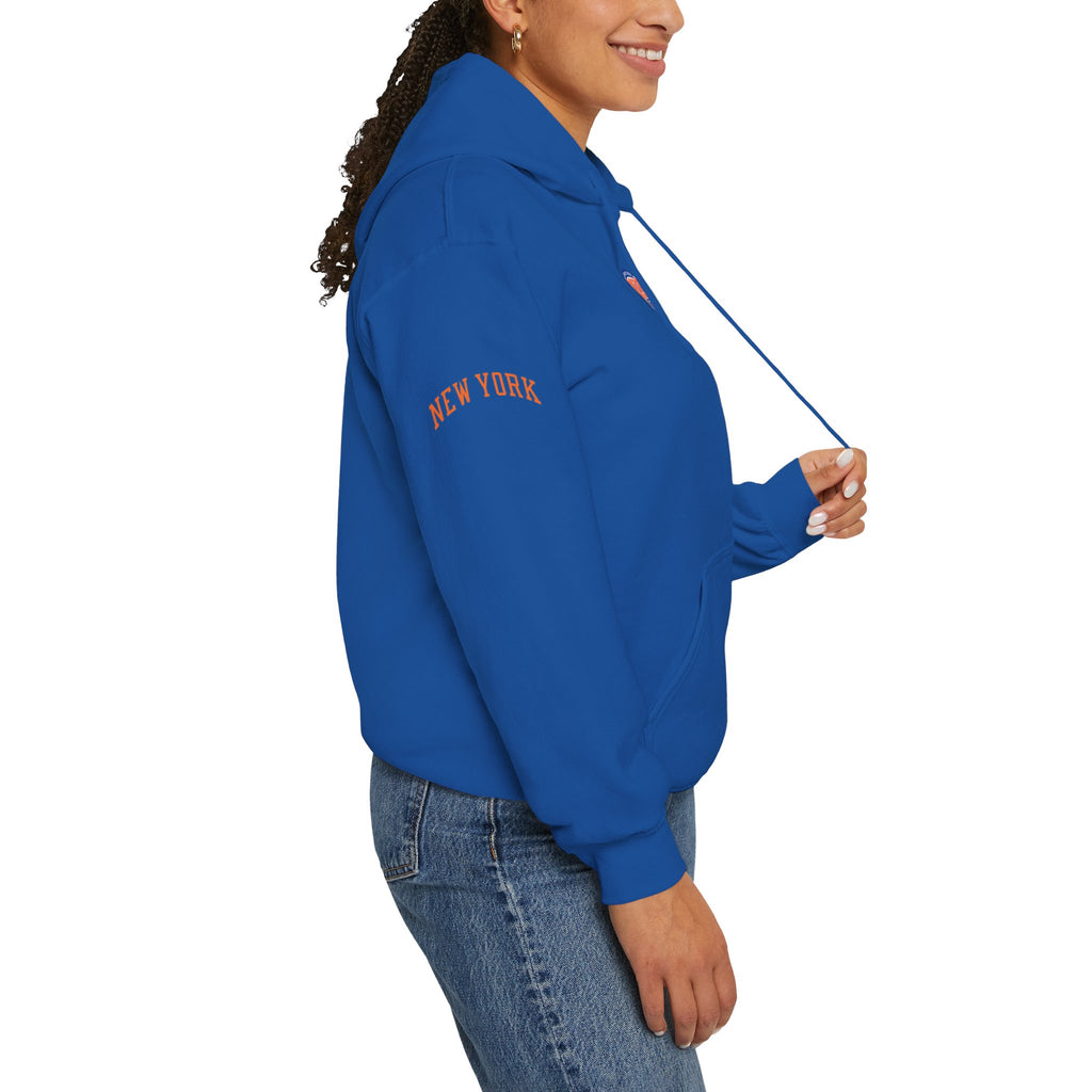 Knicks #8 Anunoby Basketball Hoodie — NYR Team Logo Back Number Sweatshirt