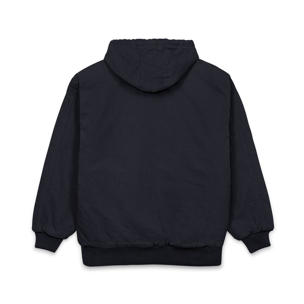Men's Duck Cloth Hooded Work Jacket – Insulated Embroidered Carpenter Coat
