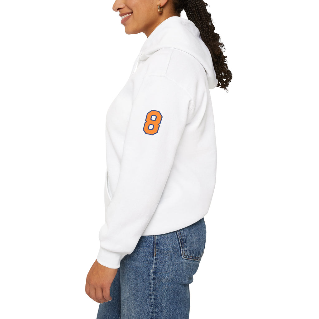 Knicks #8 Anunoby Basketball Hoodie — NYR Team Logo Back Number Sweatshirt