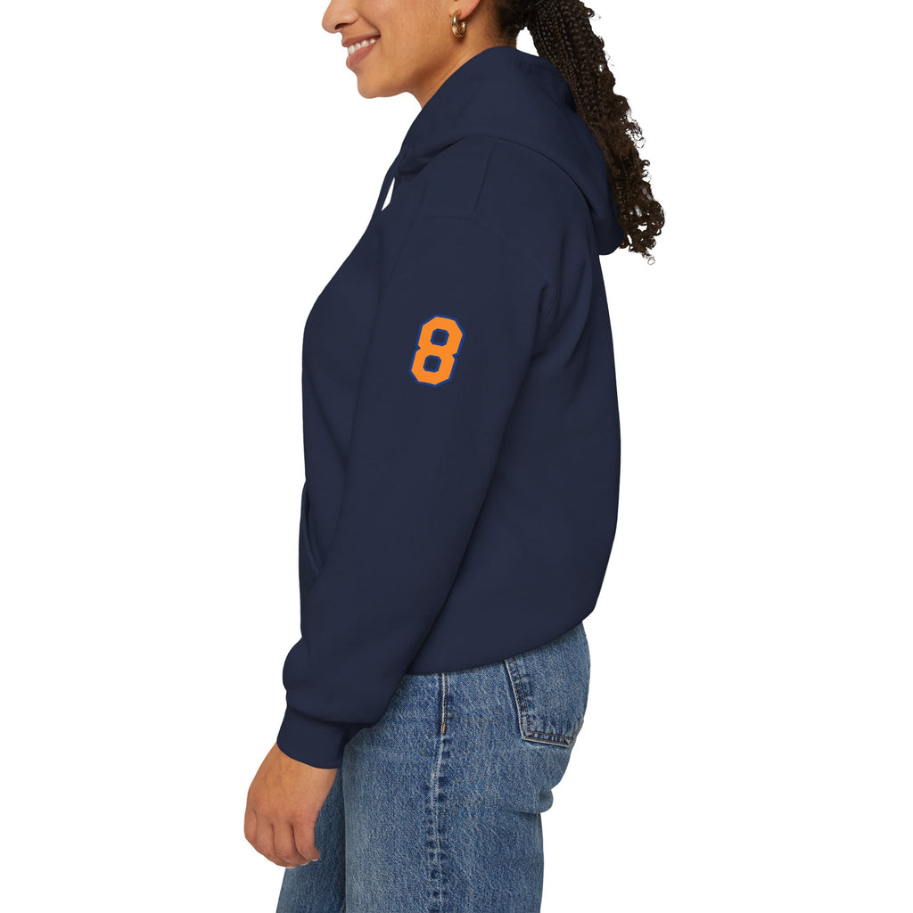 Knicks #8 Anunoby Basketball Hoodie — NYR Team Logo Back Number Sweatshirt