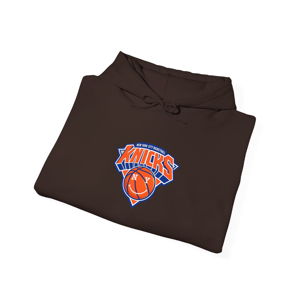 New York Knicks Jersey Hoodie — 'Towns 32' Retro Basketball Pullover