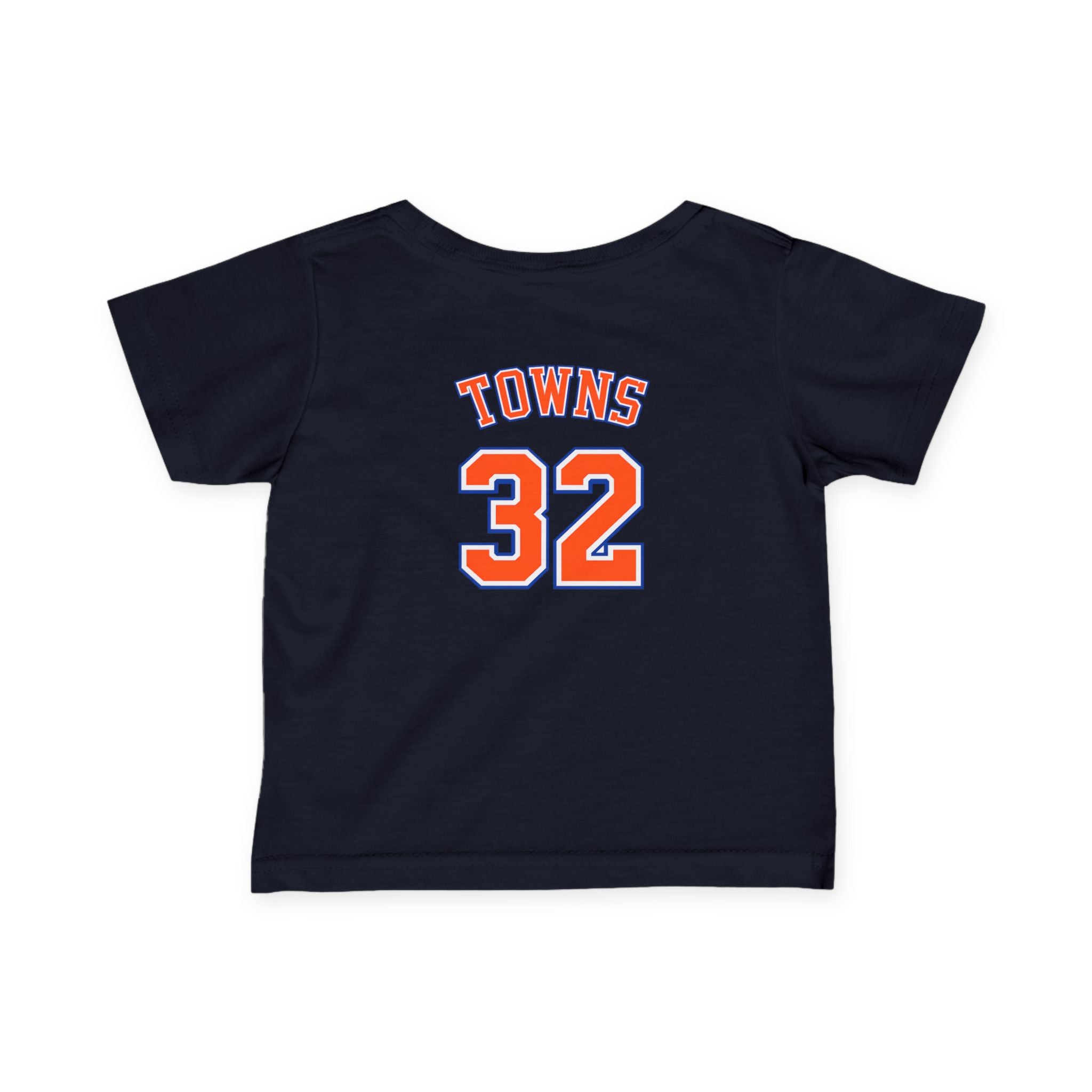 Infant Tee — Knicks 'Towns 32' Baby Jersey Top