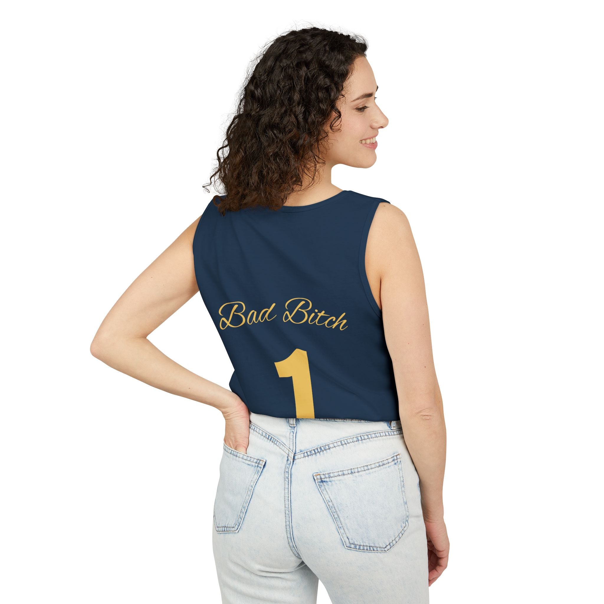 Bad Bitch 1 Tank Top - Women's Party & Bachelorette Team Jersey