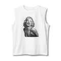 Vintage Glam Portrait Muscle Tank