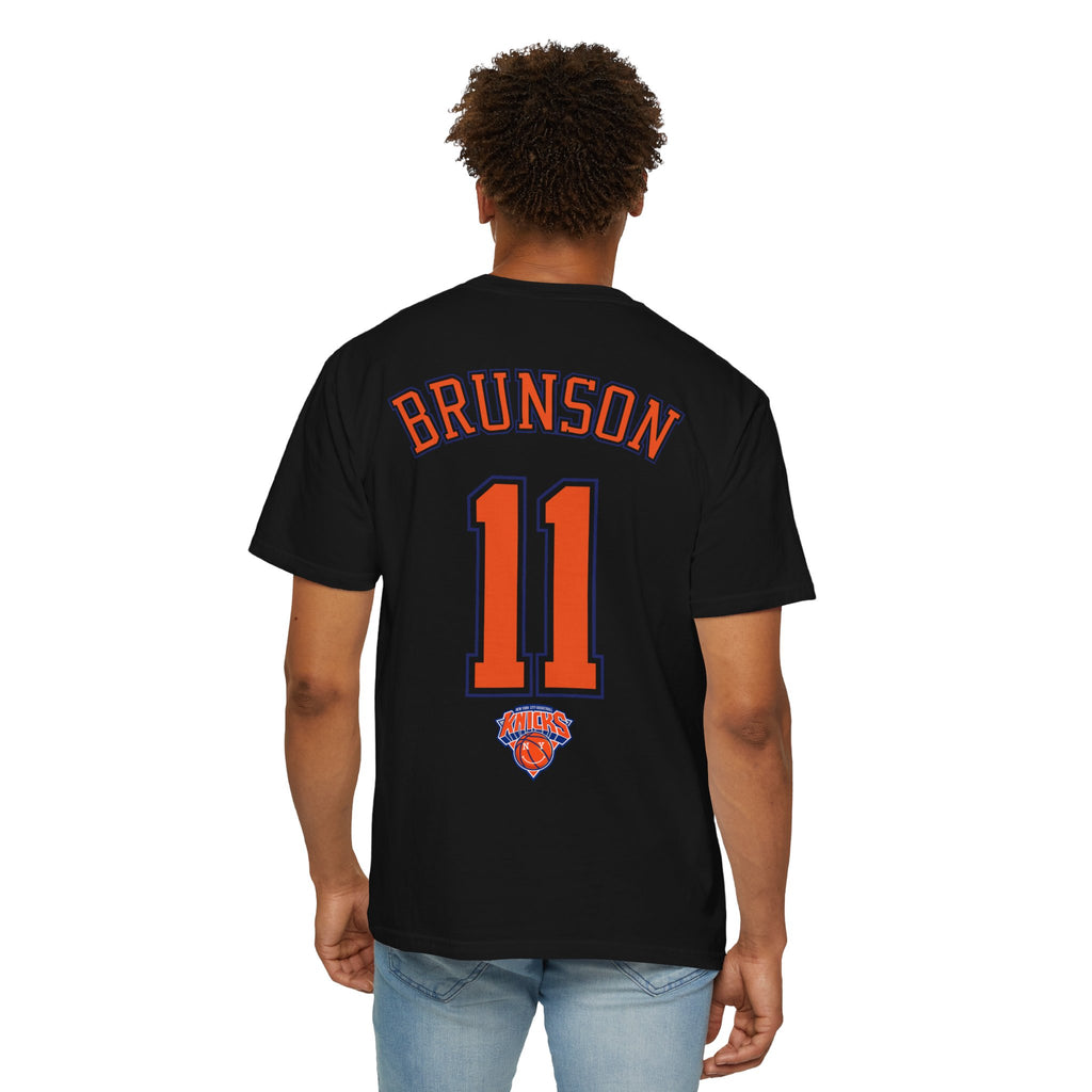 Jalen Brunson Knicks Graphic T-Shirt — Retro Basketball Fan Tee
