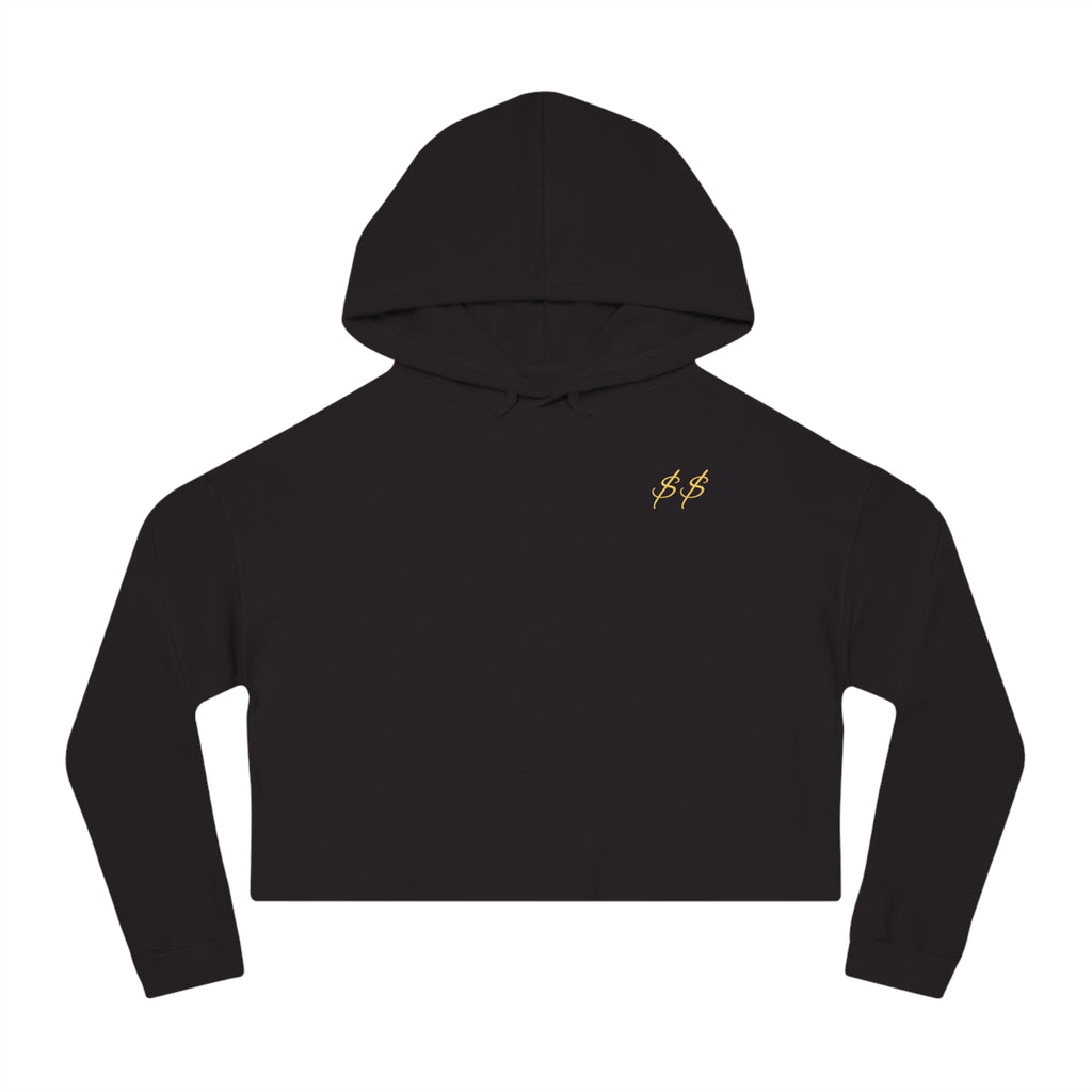 “Bad Bitch 1” Woman's Graphic Cropped Hooded Sweatshirt