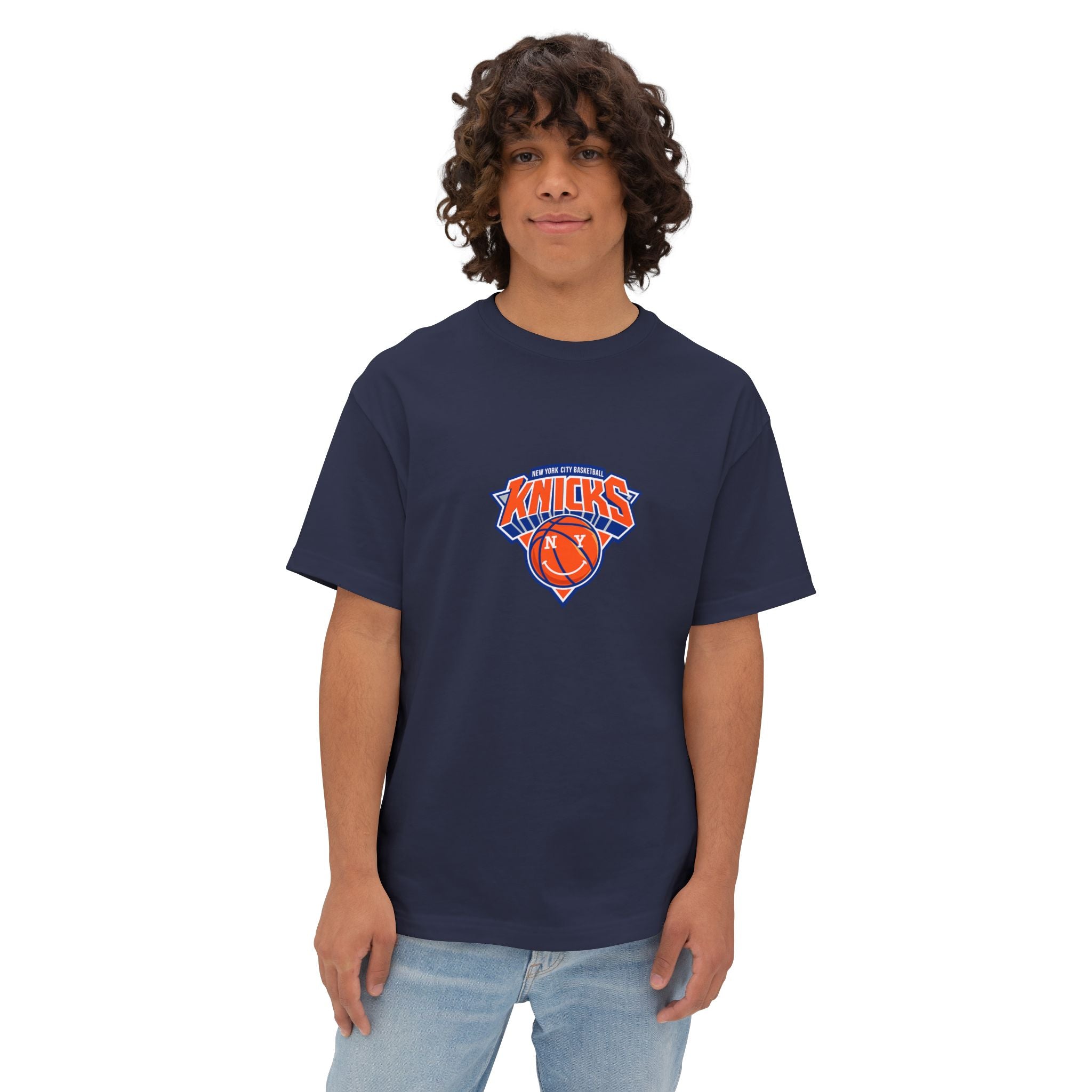 Knicks Anunoby #8 Boxy Tee — Retro Basketball Jersey Shirt