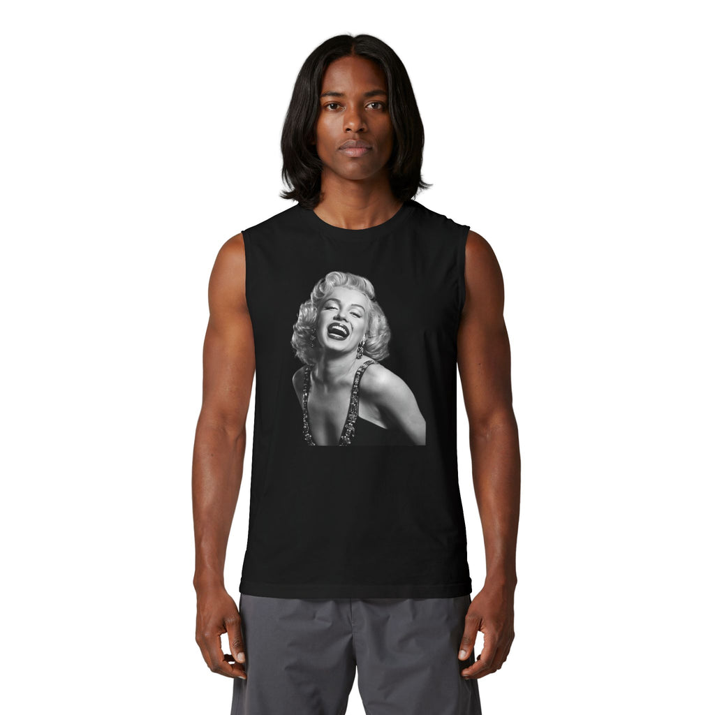 Vintage Glam Portrait Muscle Tank