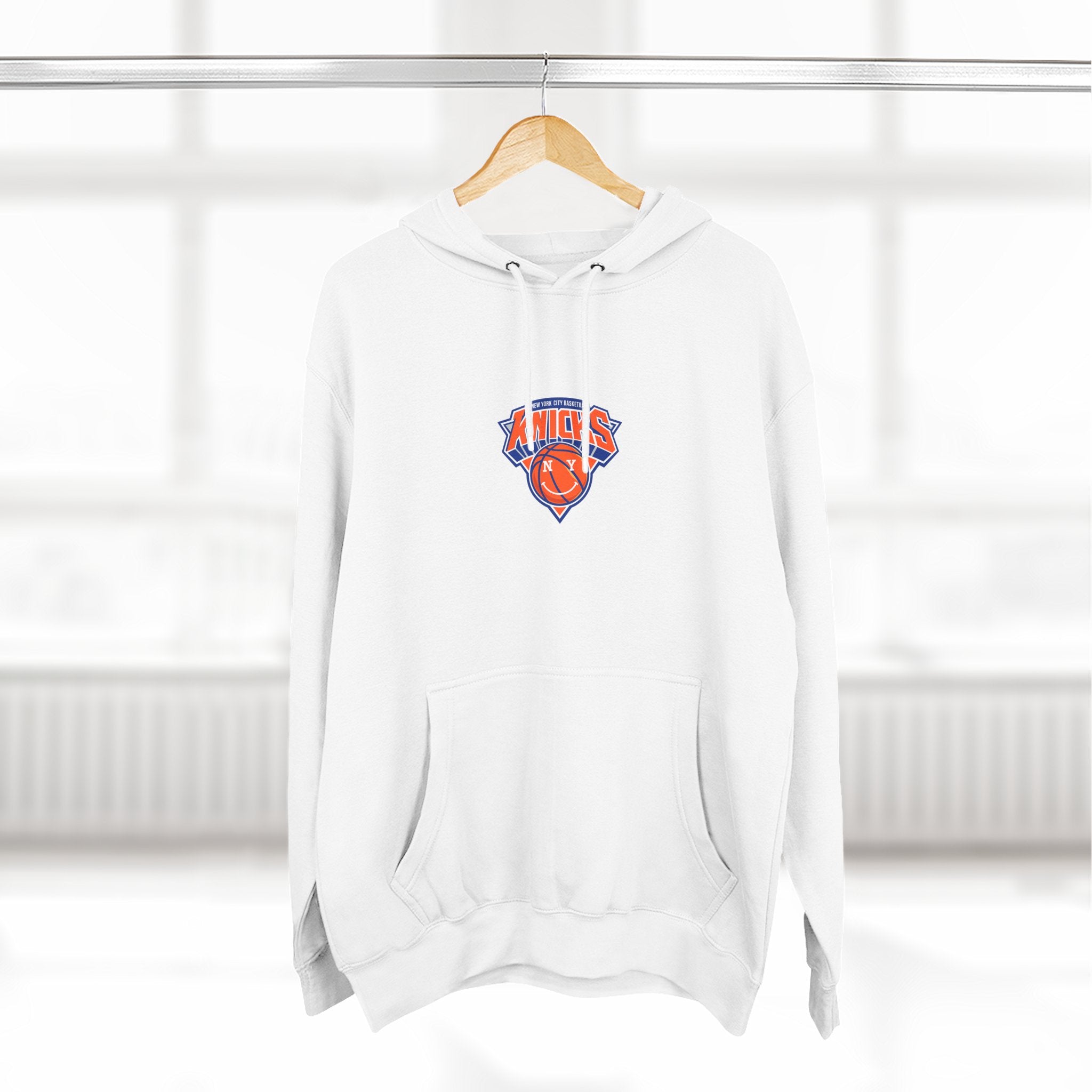 Knicks Basketball Hoodie — 'Towns 32' Team Logo Fleece Pullover