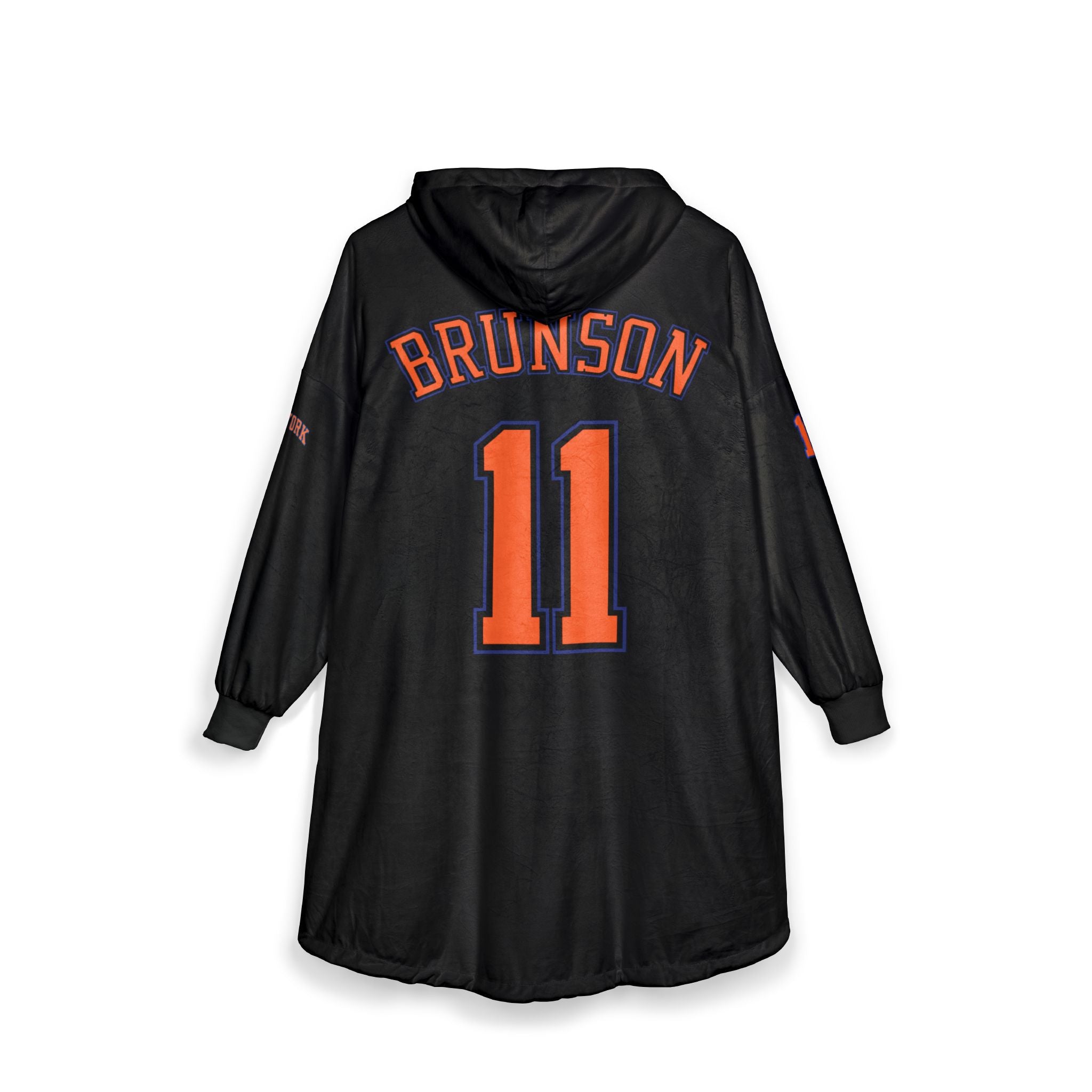 Knicks Brunson #11 Hooded Blanket – NBA Team Sherpa Hoodie