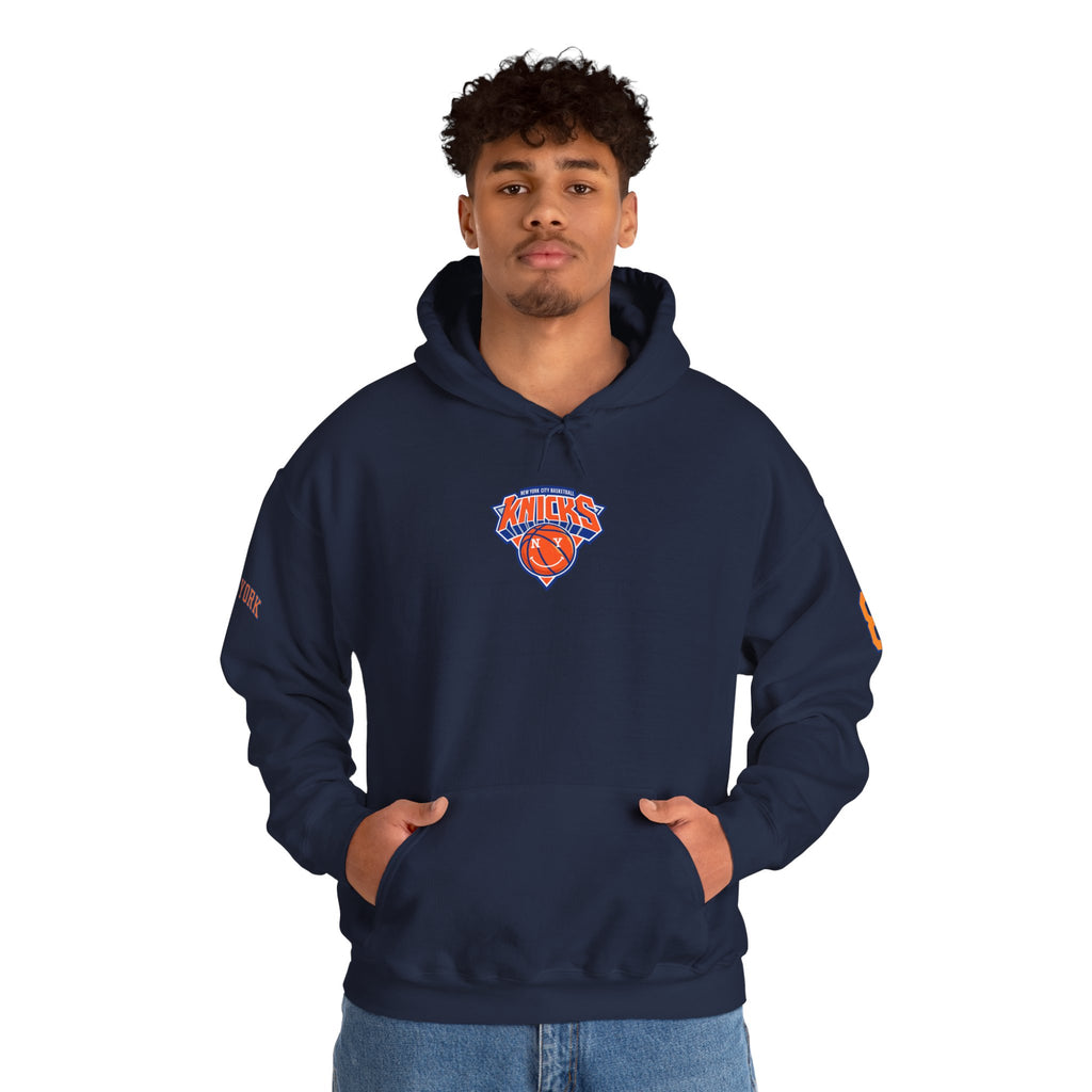 Knicks #8 Anunoby Basketball Hoodie — NYR Team Logo Back Number Sweatshirt