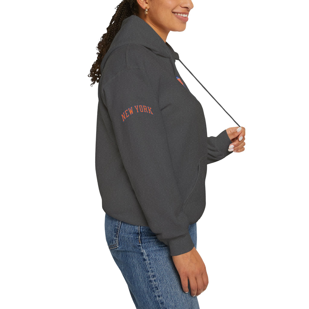 Knicks #8 Anunoby Basketball Hoodie — NYR Team Logo Back Number Sweatshirt