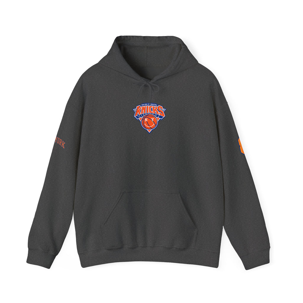 Knicks #8 Anunoby Basketball Hoodie — NYR Team Logo Back Number Sweatshirt