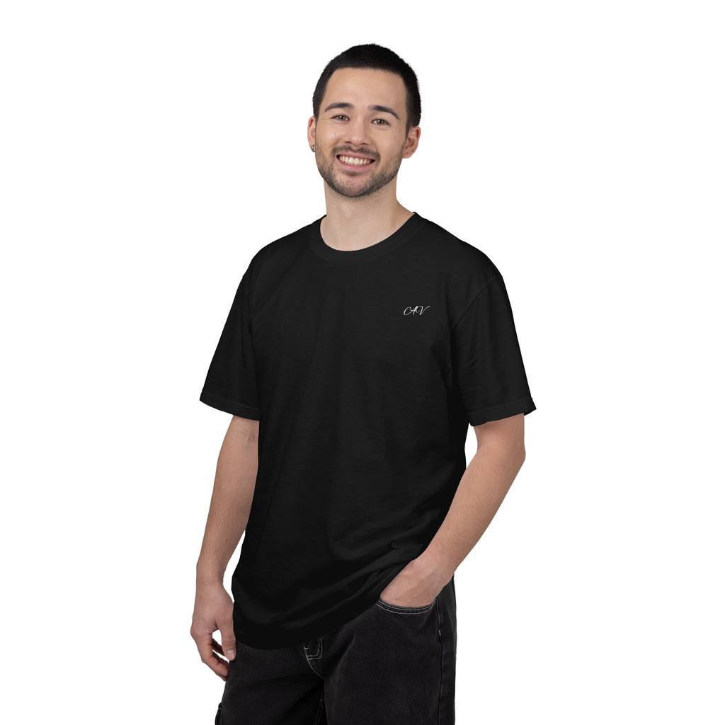 Knicks In Four T‑Shirt — Statue of Liberty Clouds Graphic Tee